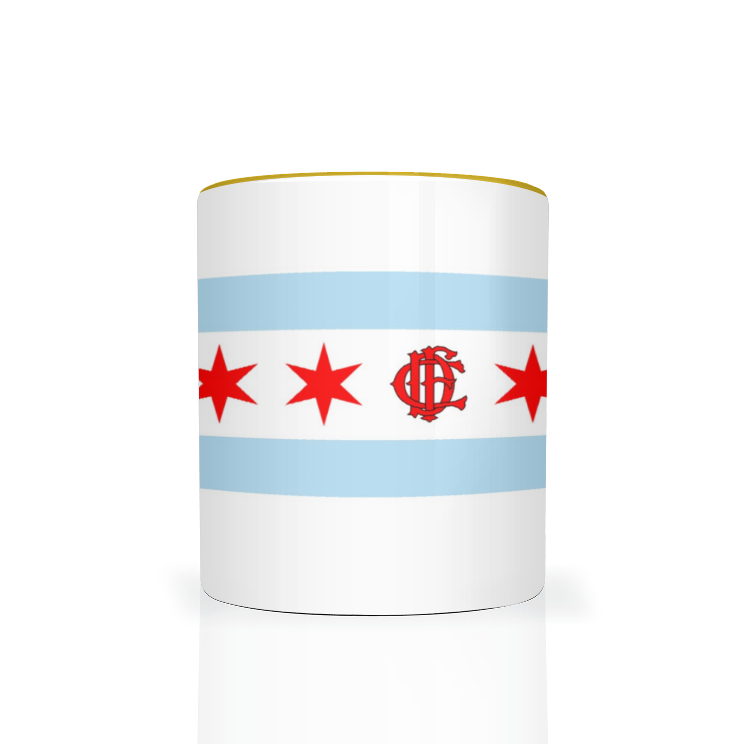 Chicago FD/EMT Flag 2 Tone 11oz Mug