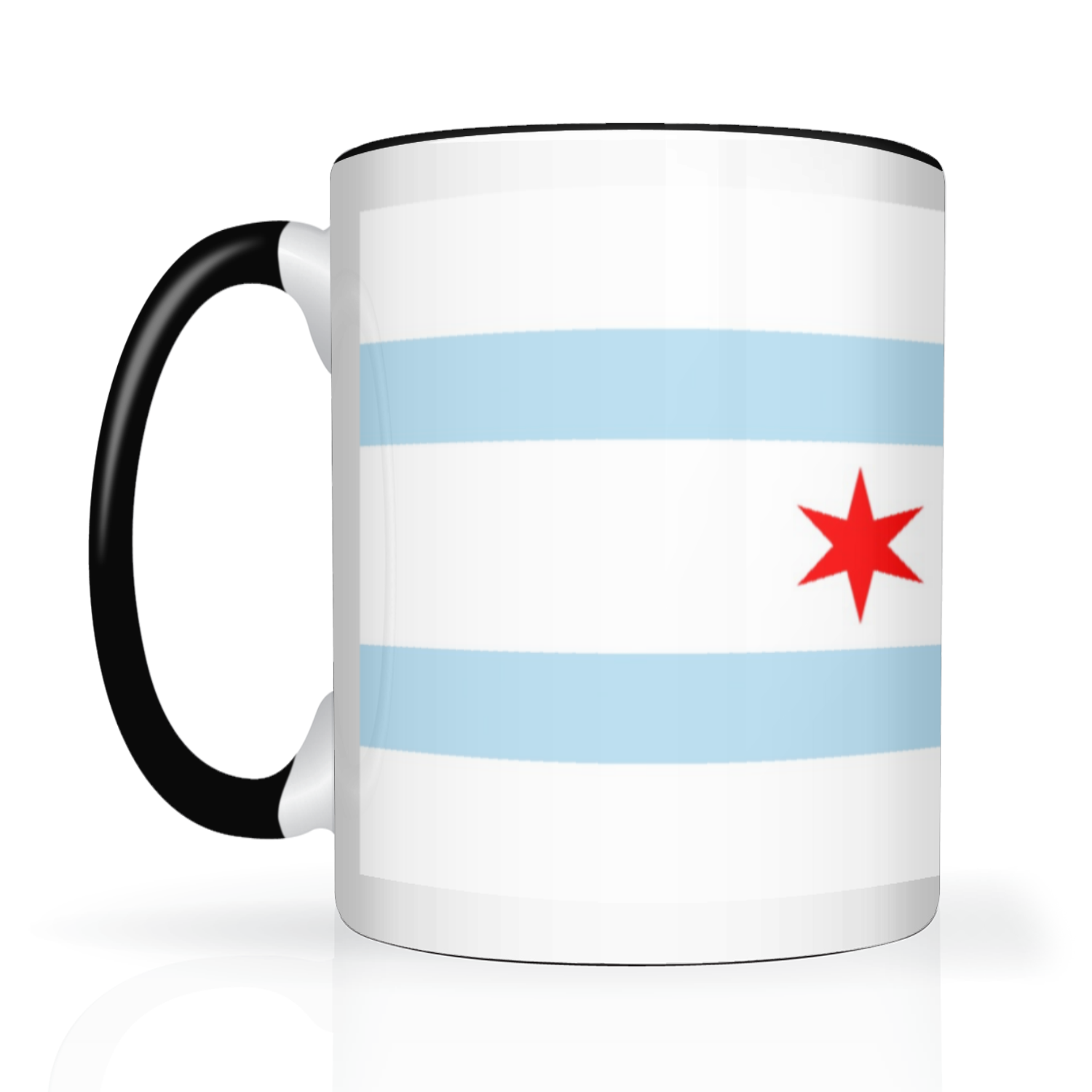 Chicago Flag 2 Tone 15oz Mug