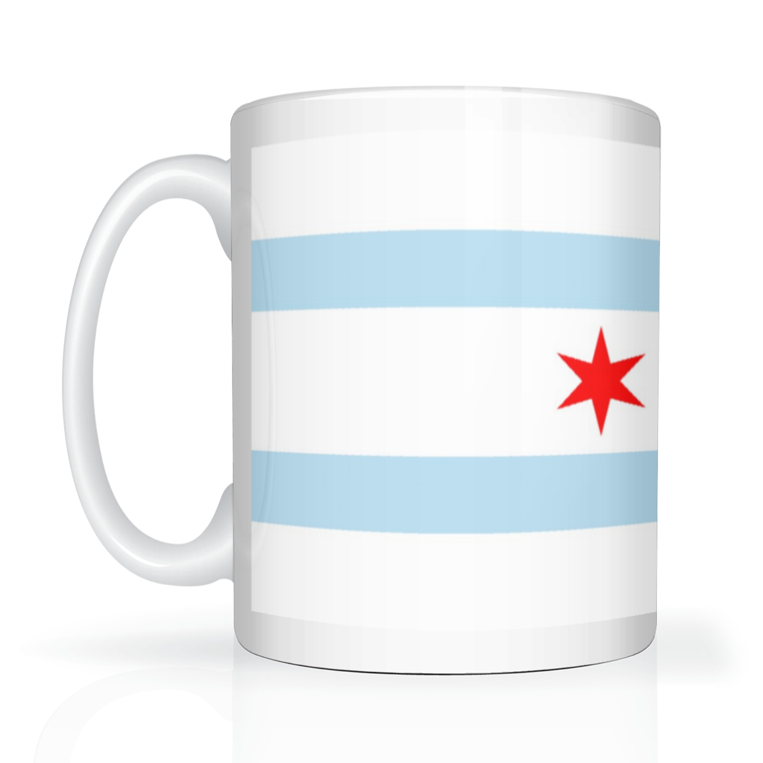 Chicago Flag 2 Tone 15oz Mug