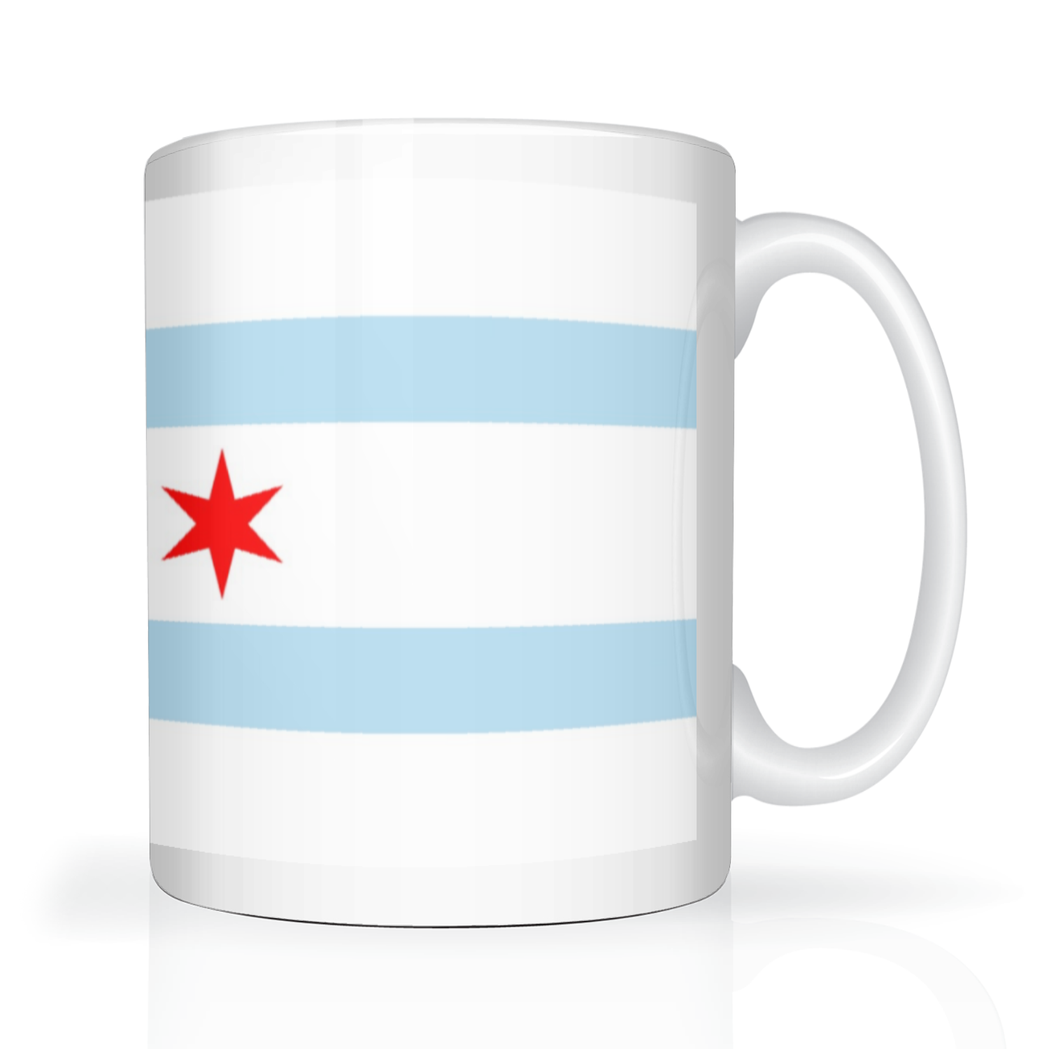 Chicago Flag 2 Tone 15oz Mug