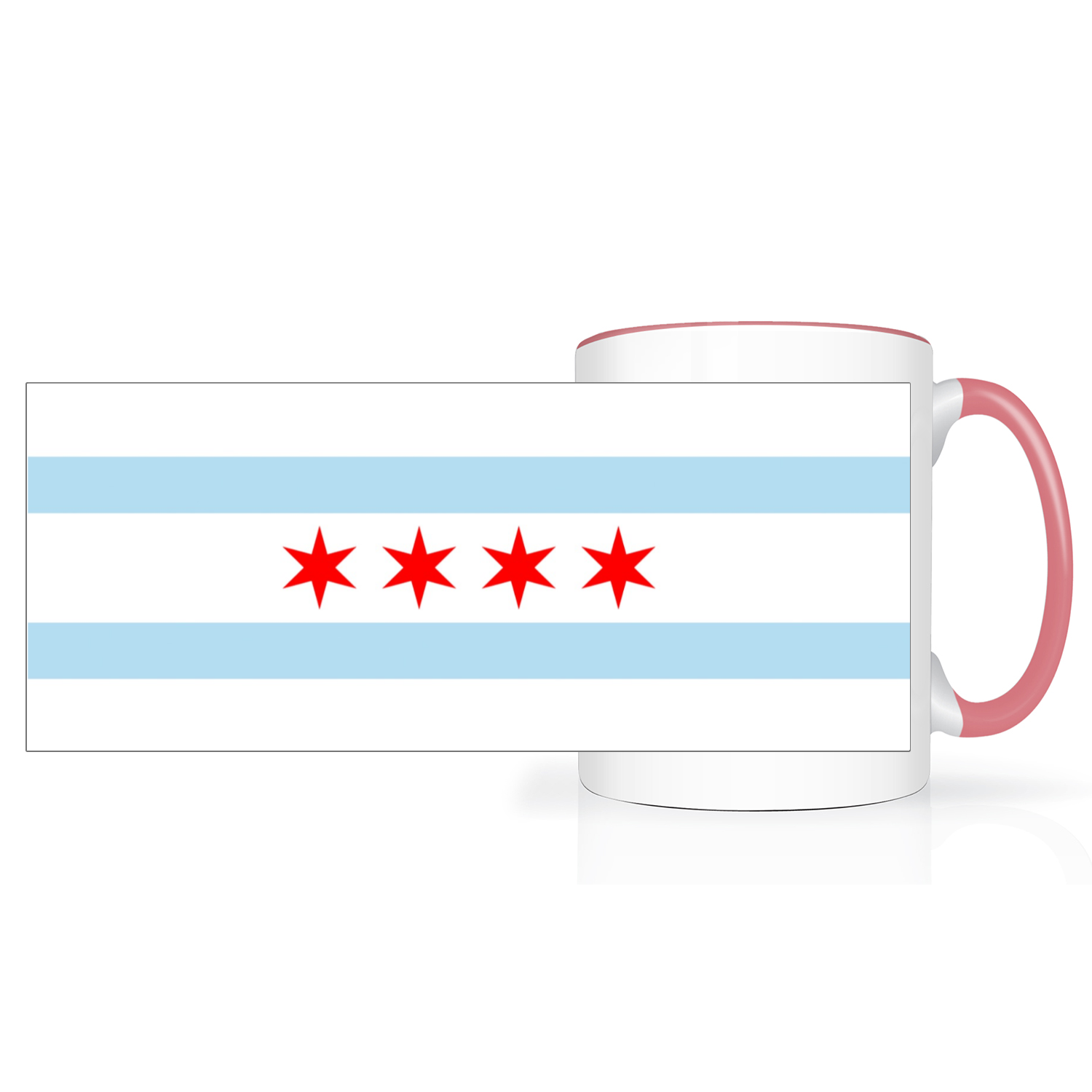 Chicago Flag 2 Tone 15oz Mug