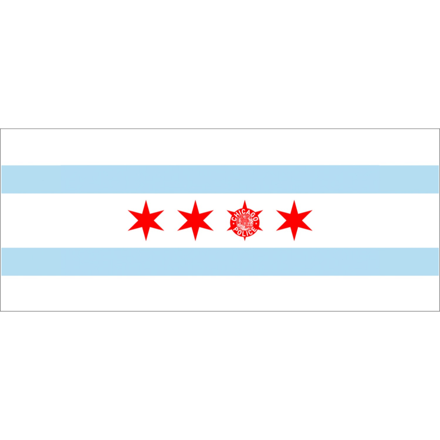 Chicago PD Flag 2 Tone 15oz Mug