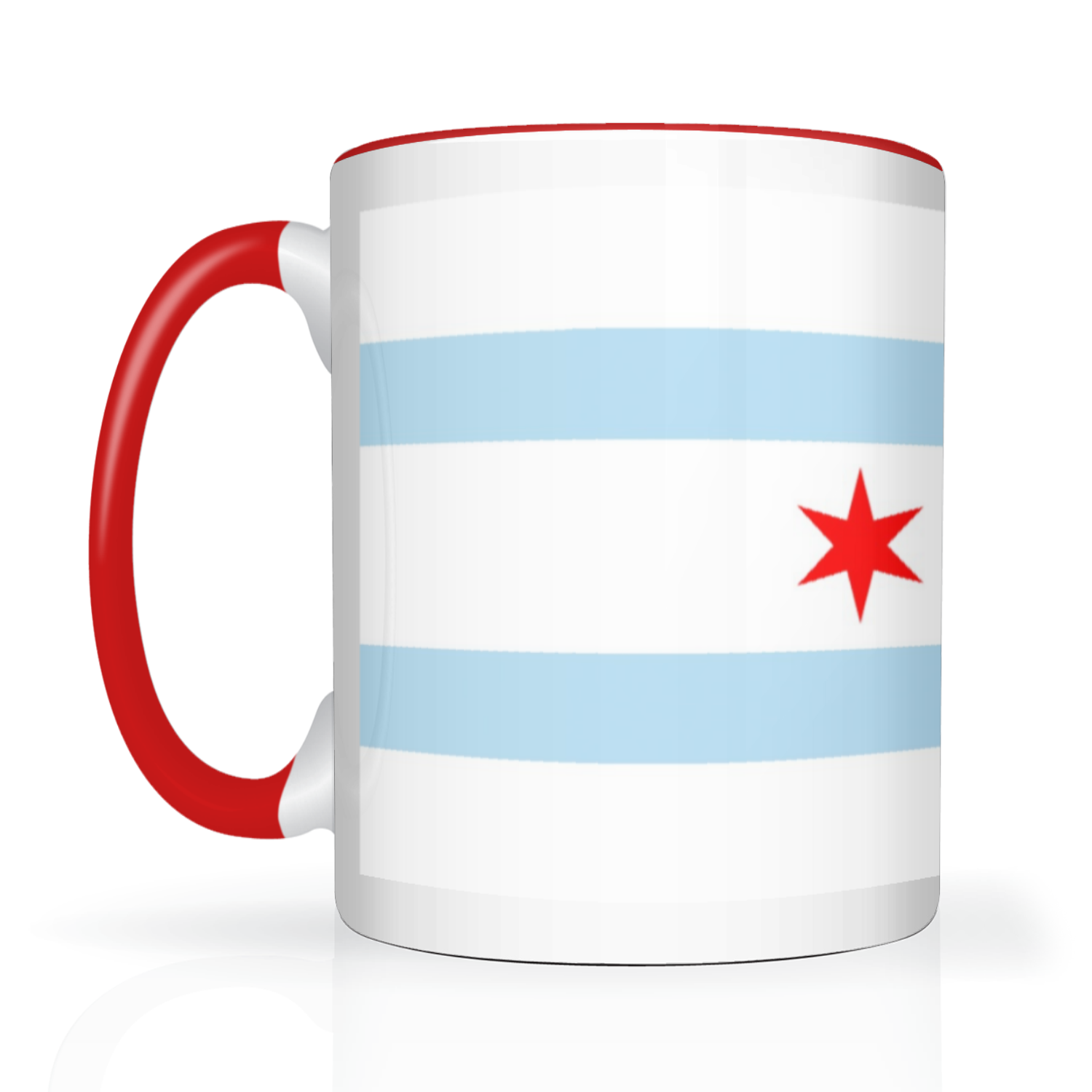 Chicago PD Flag 2 Tone 15oz Mug