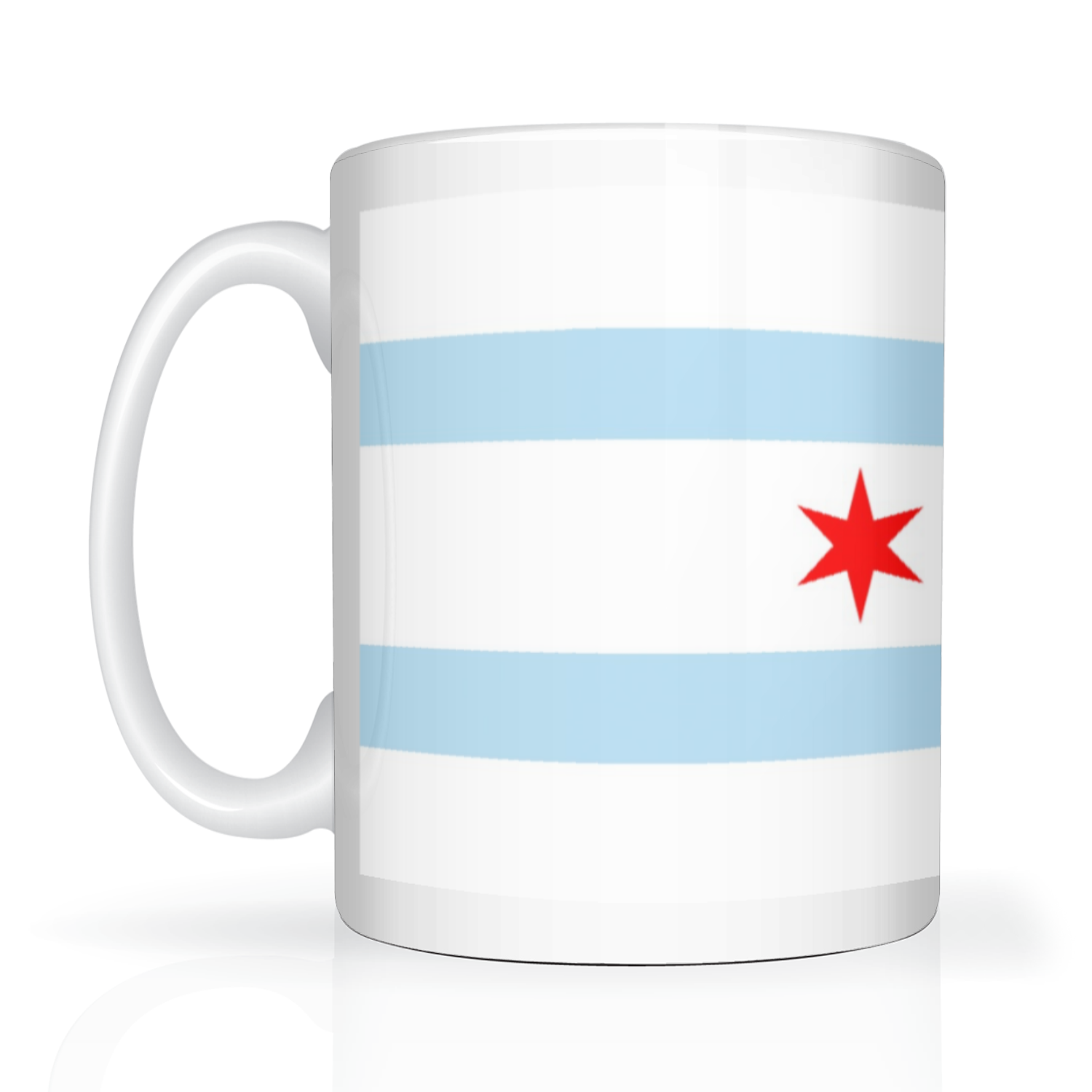 Chicago PD Flag 2 Tone 15oz Mug