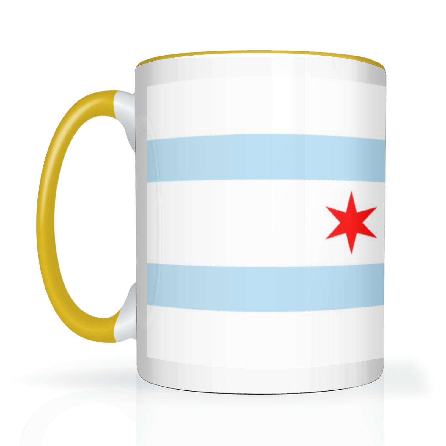 Chicago PD Flag 2 Tone 15oz Mug