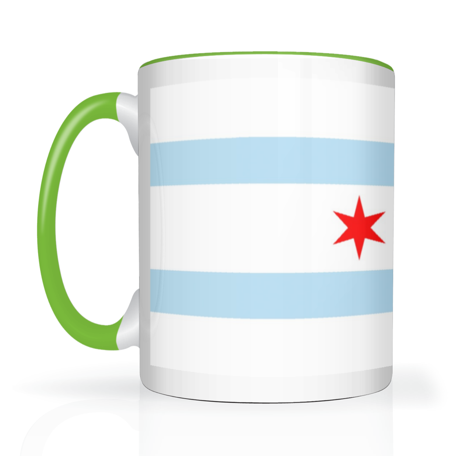 Chicago FD/EMT Flag 2 Tone 15oz Mug