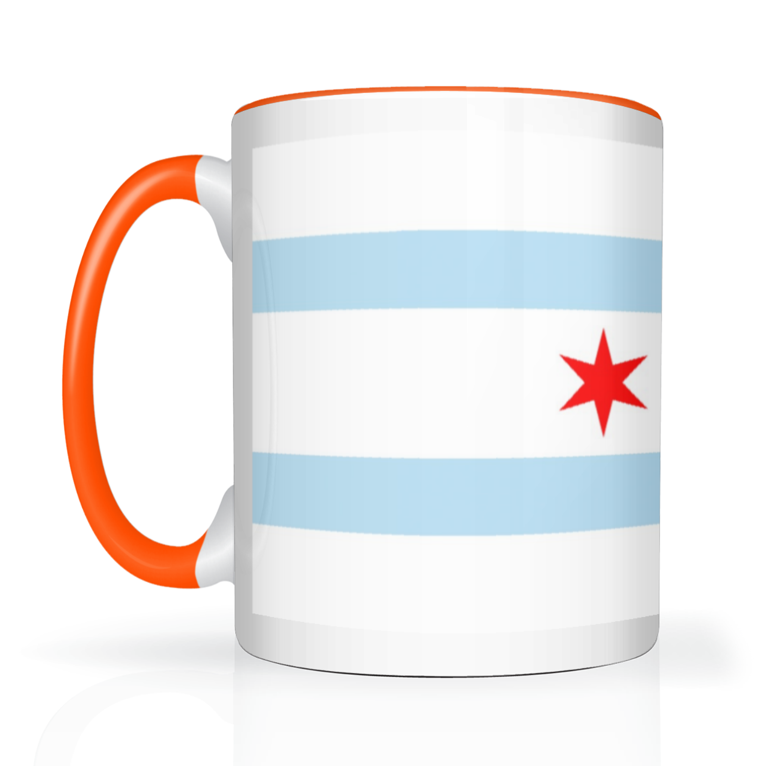 Chicago FD/EMT Flag 2 Tone 15oz Mug