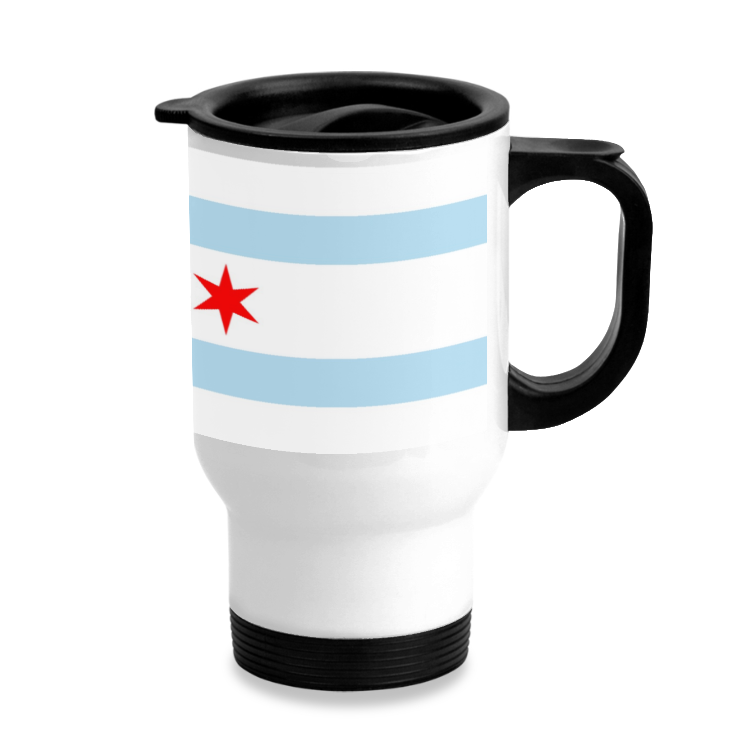 Chicago Flag Travel Mug
