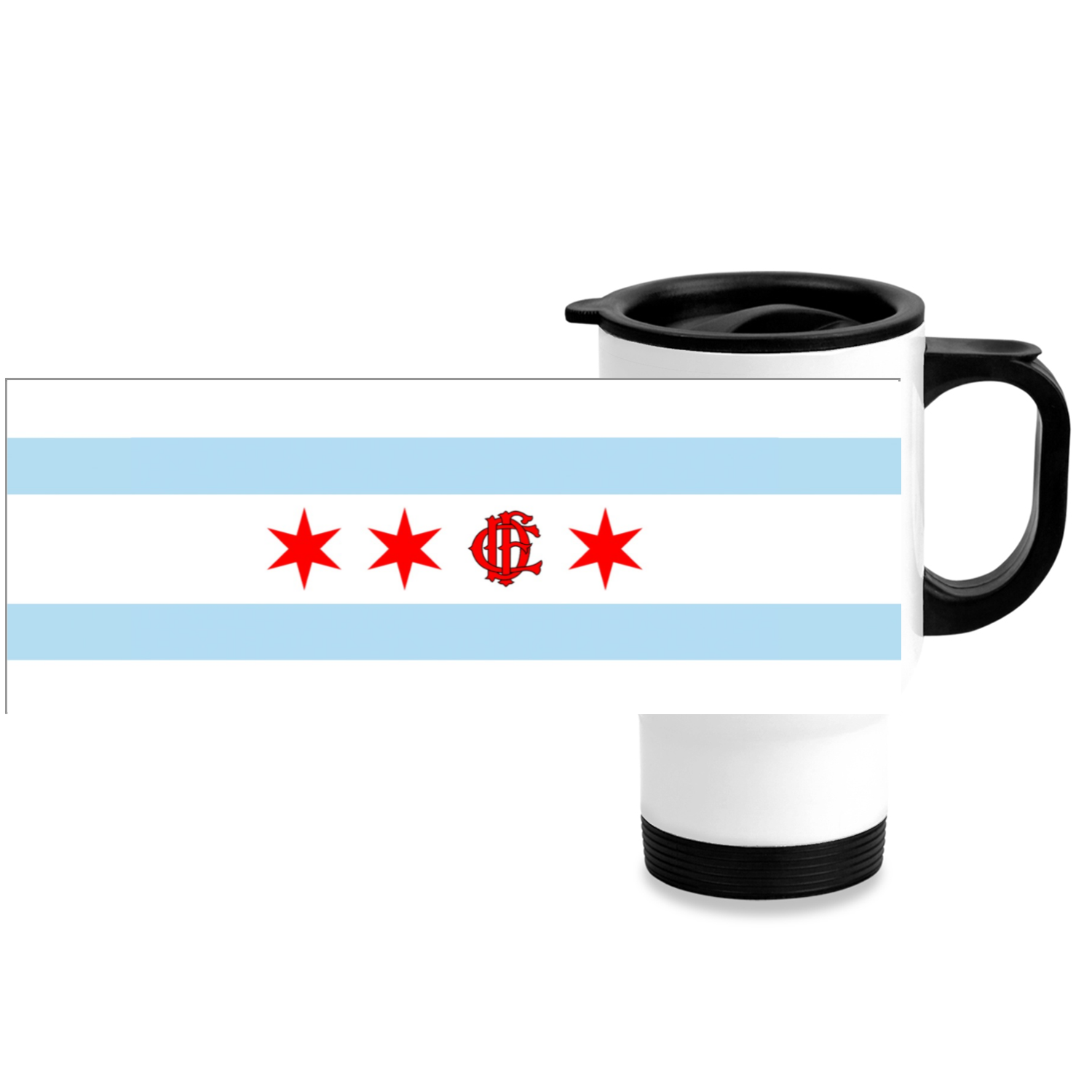 Chicago FD/EMT Flag Travel Mug