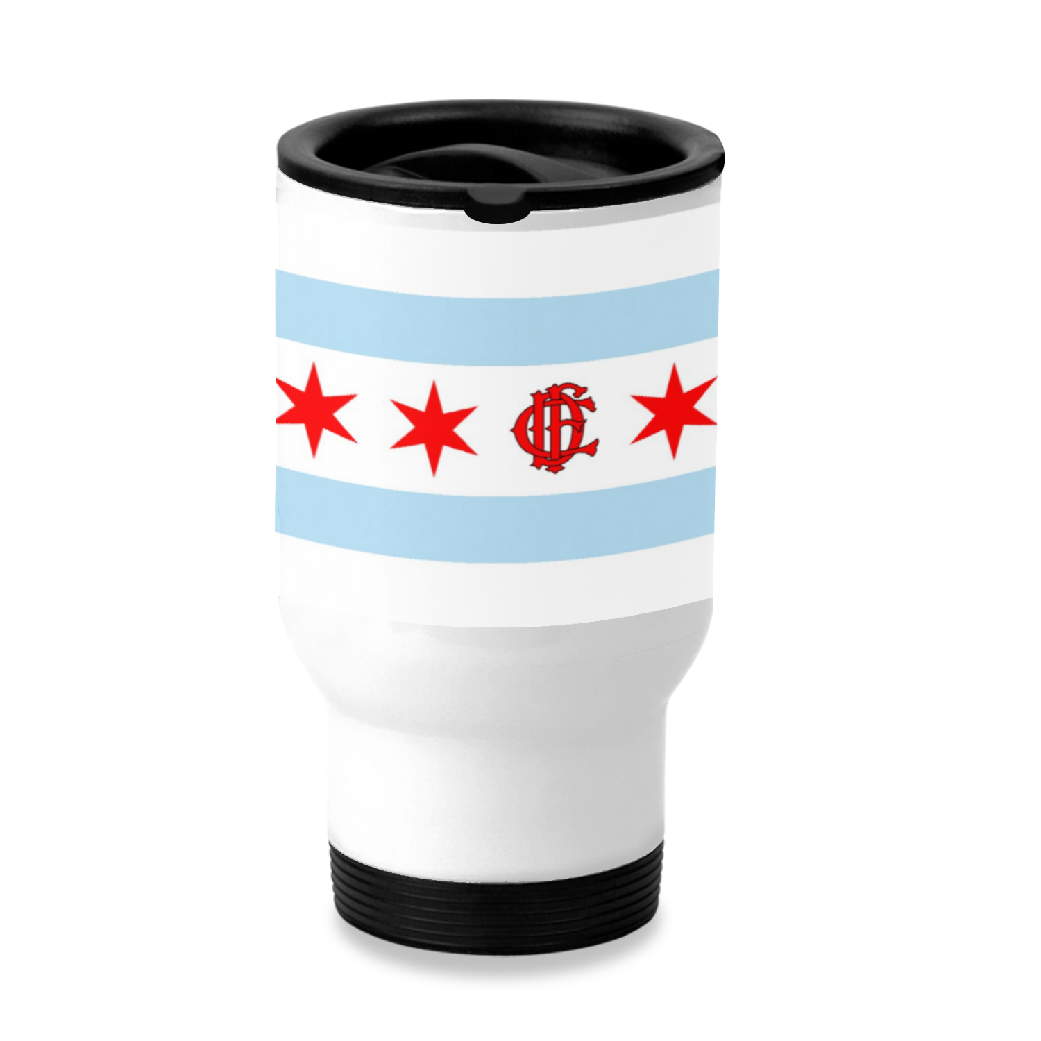 Chicago FD/EMT Flag Travel Mug