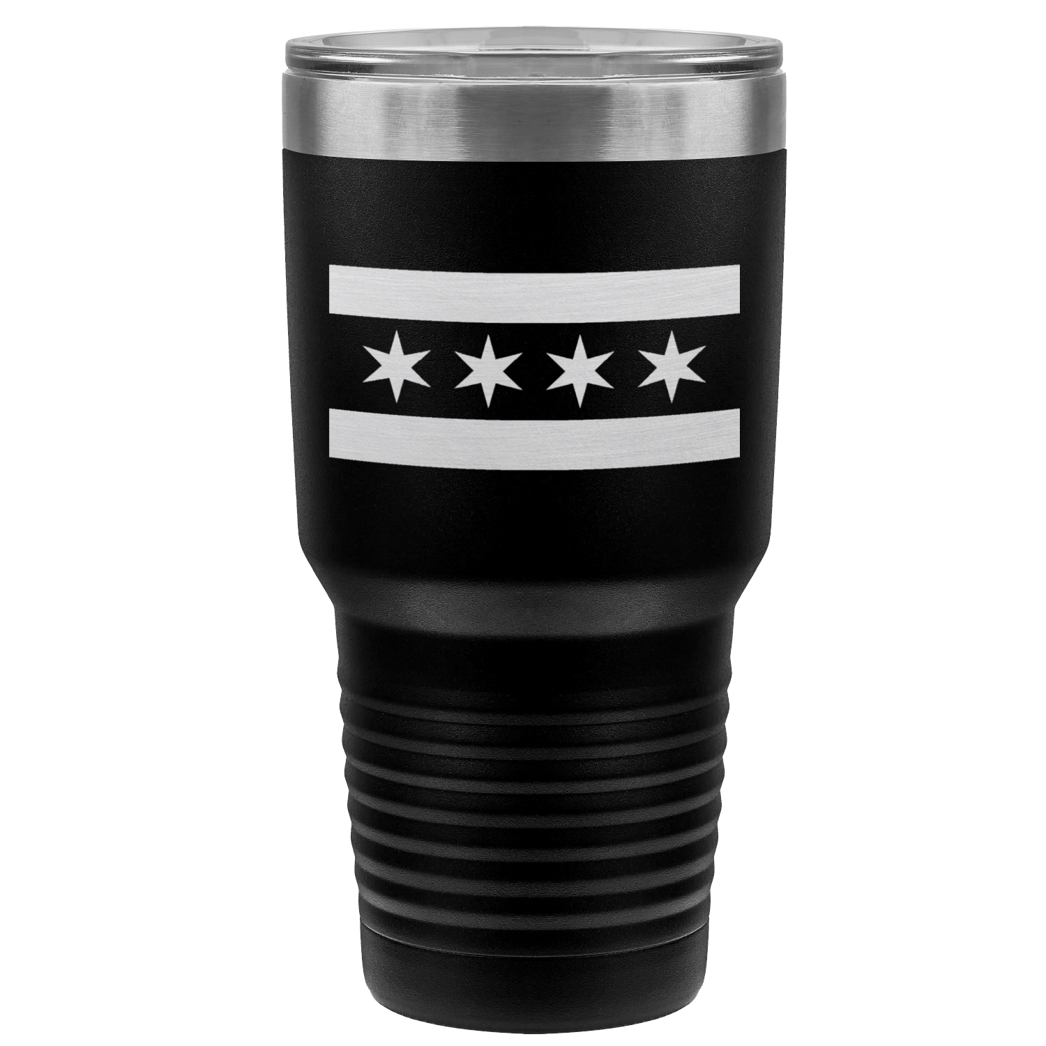 Chicago Flag 30oz Lazer Tumbler