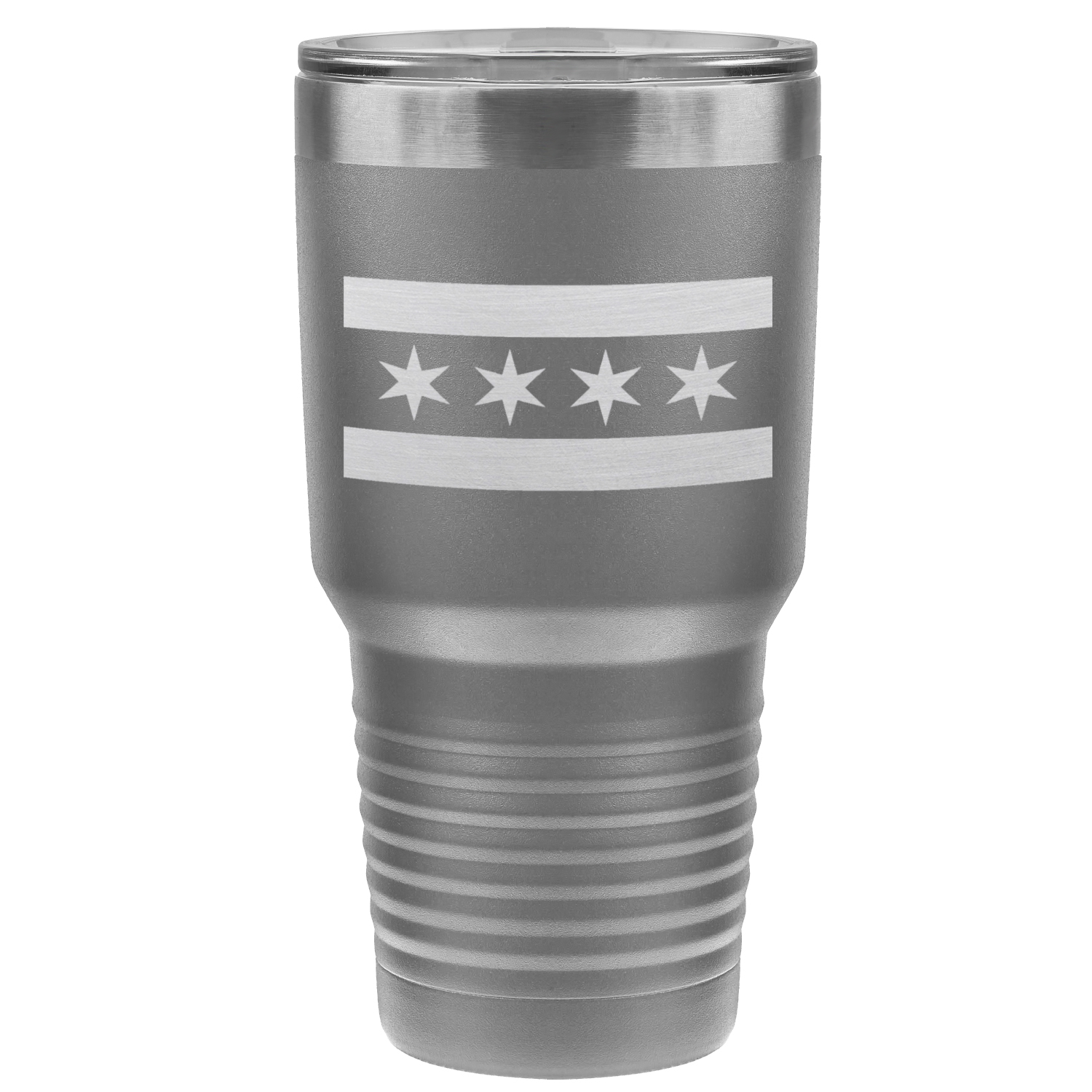 Chicago Flag 30oz Lazer Tumbler