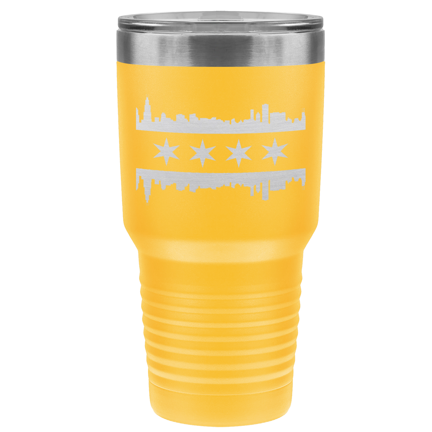 Chicago Skyline Flag 30oz Tumbler