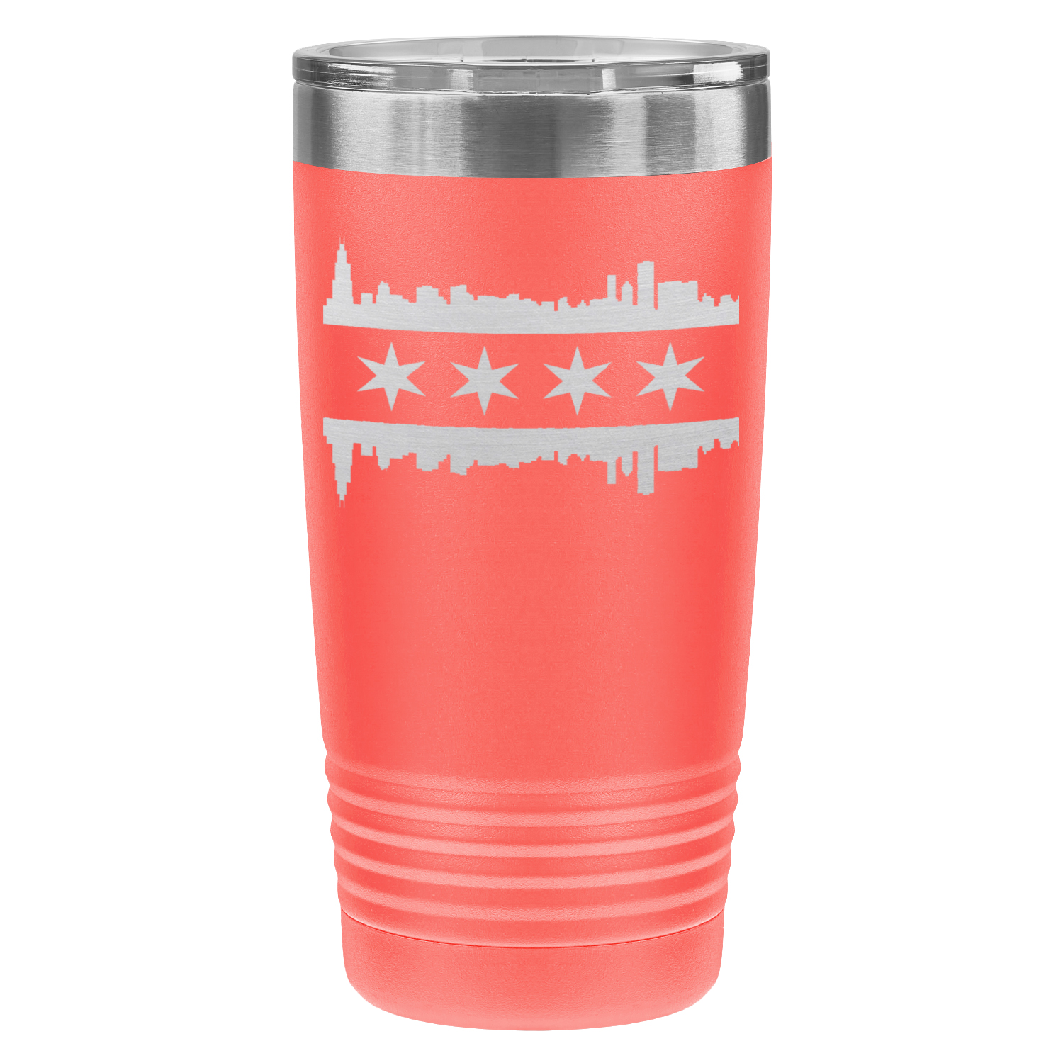 Chicago Skyline Flag 20oz Tumbler