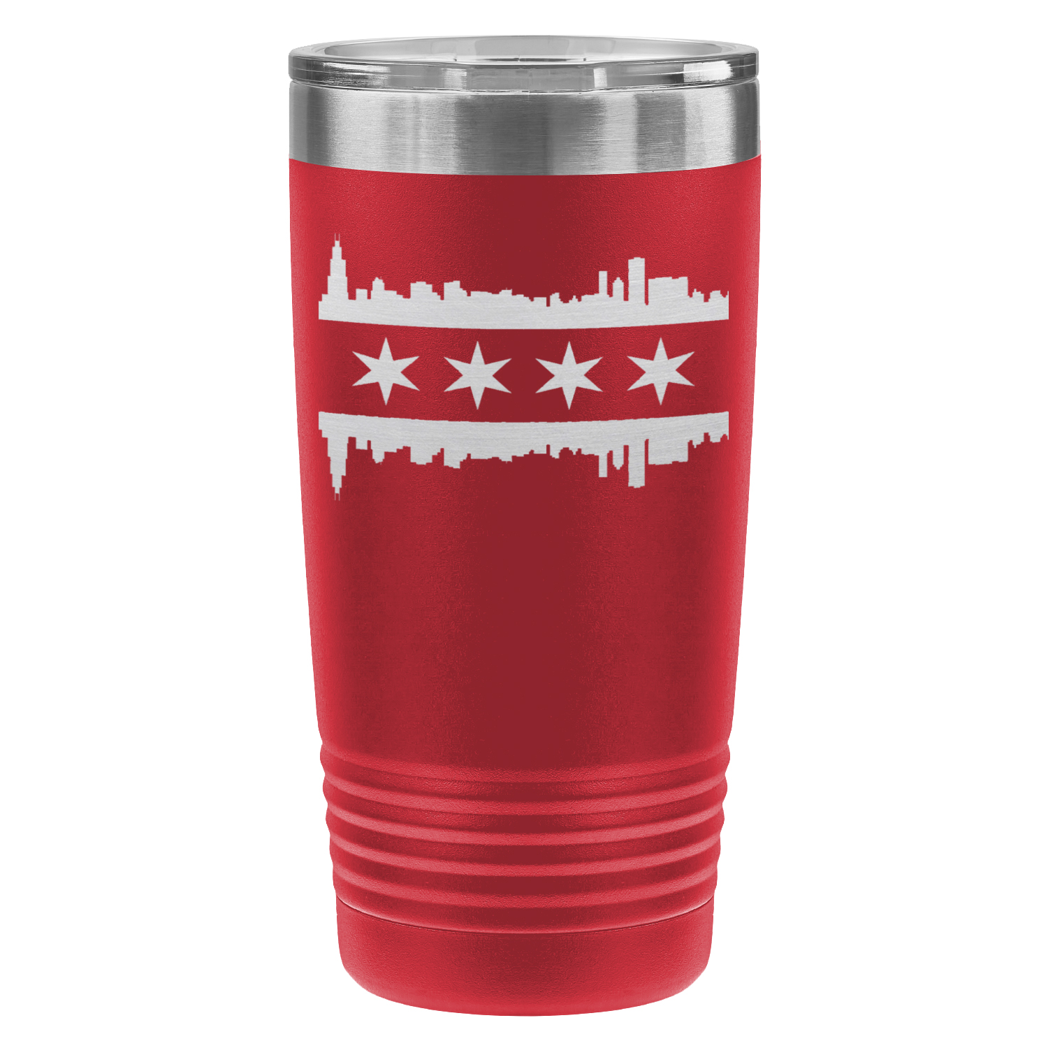 Chicago Skyline Flag 20oz Tumbler