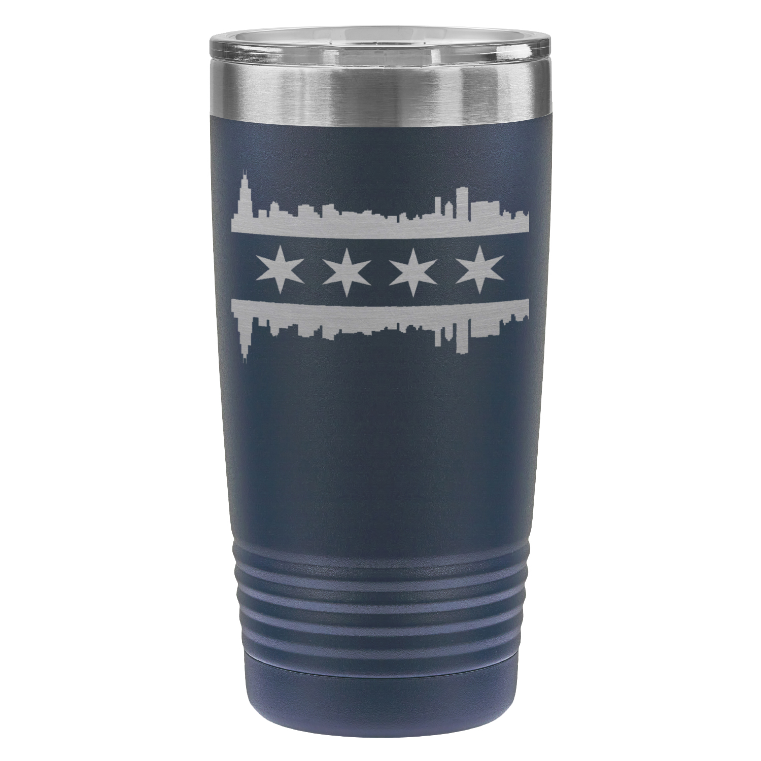 Chicago Skyline Flag 20oz Tumbler