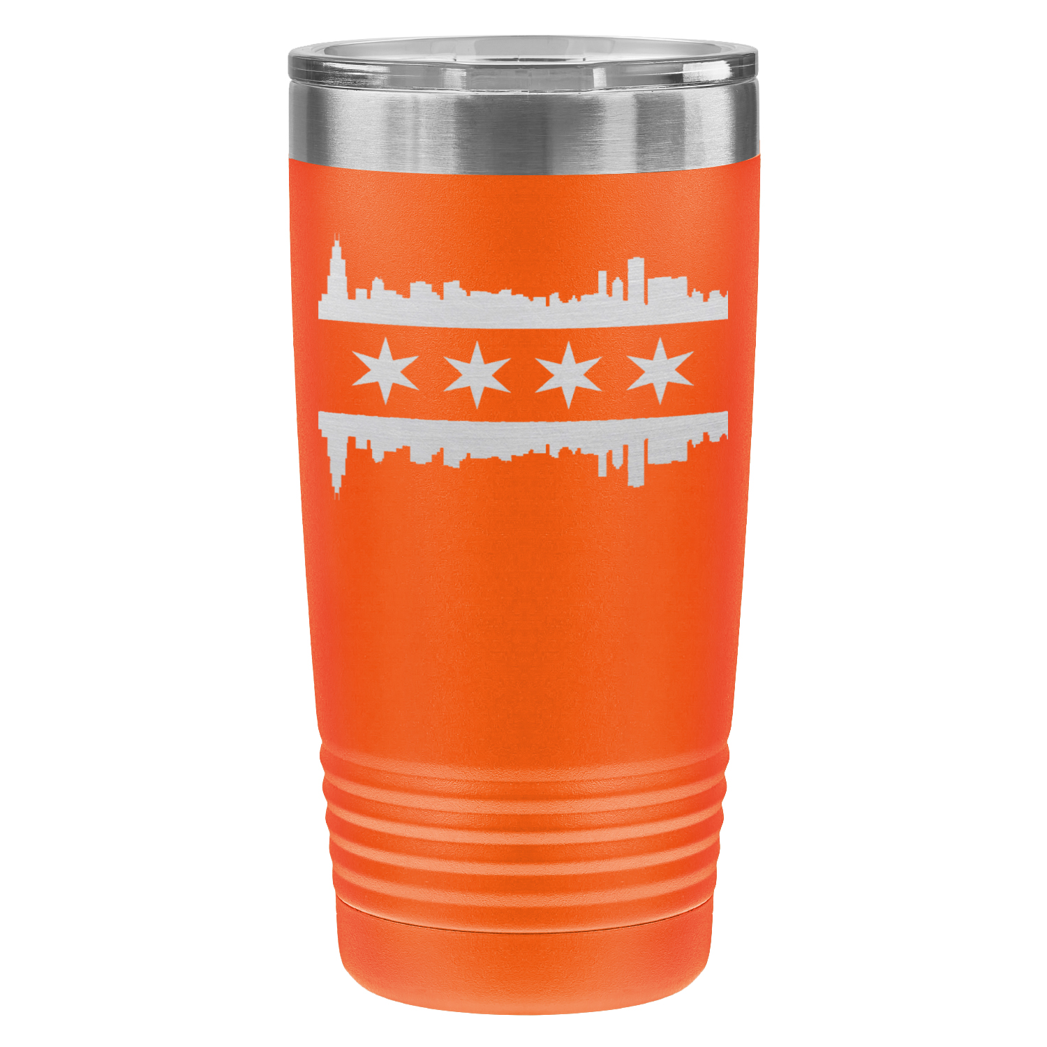 Chicago Skyline Flag 20oz Tumbler
