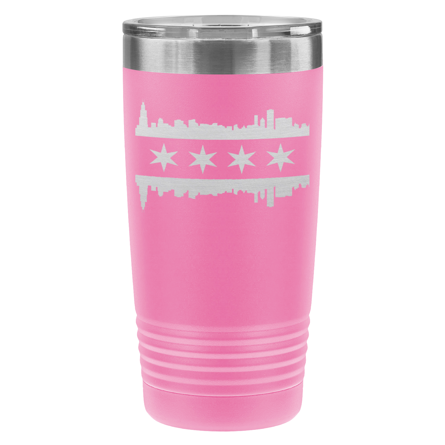 Chicago Skyline Flag 20oz Tumbler