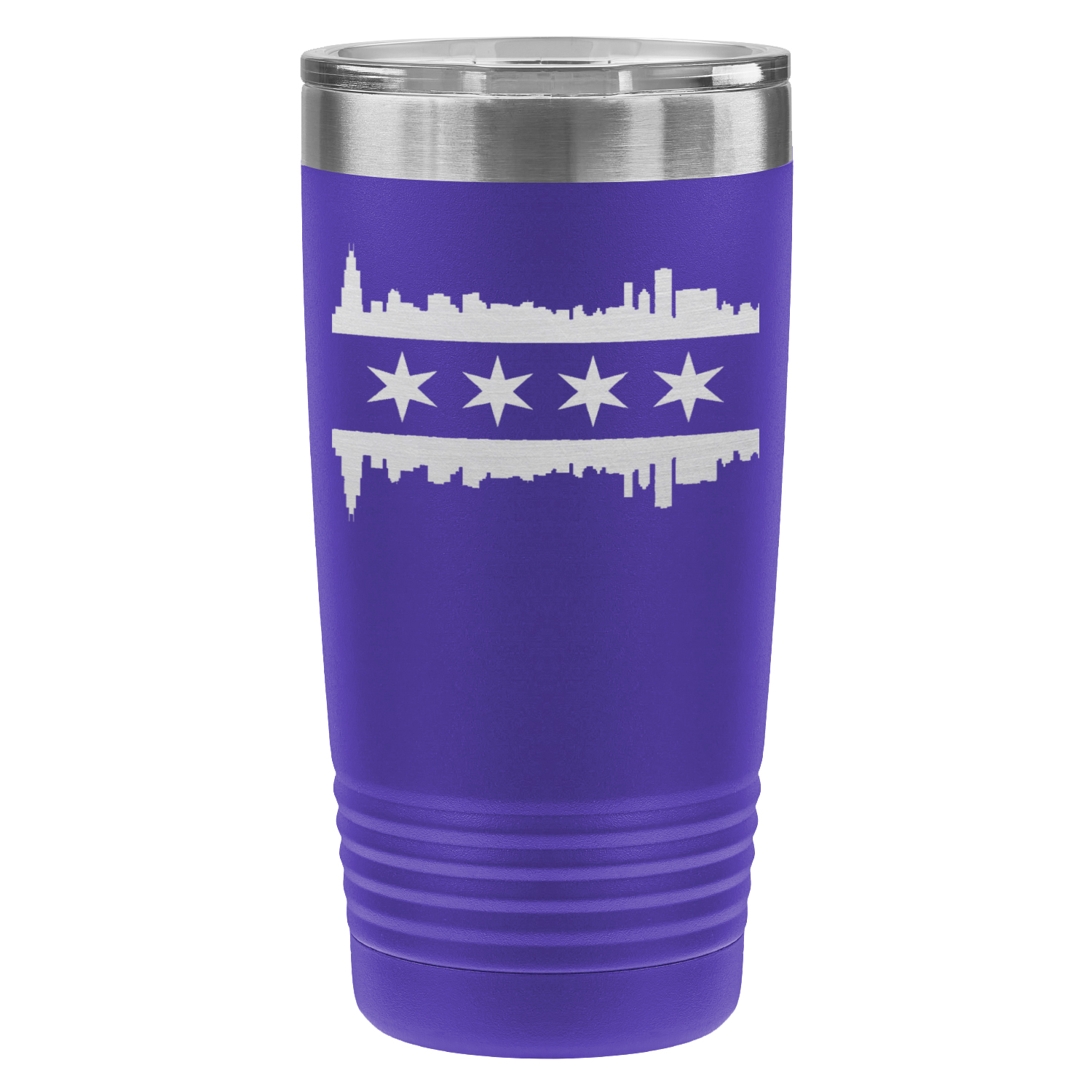 Chicago Skyline Flag 20oz Tumbler