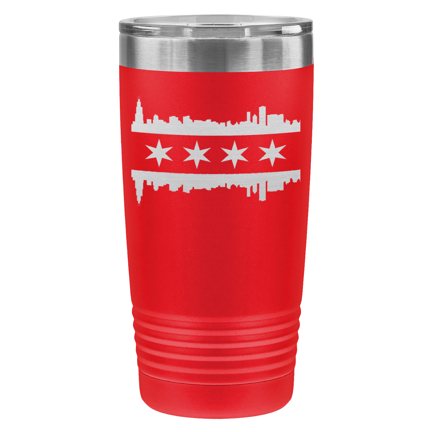 Chicago Skyline Flag 20oz Tumbler