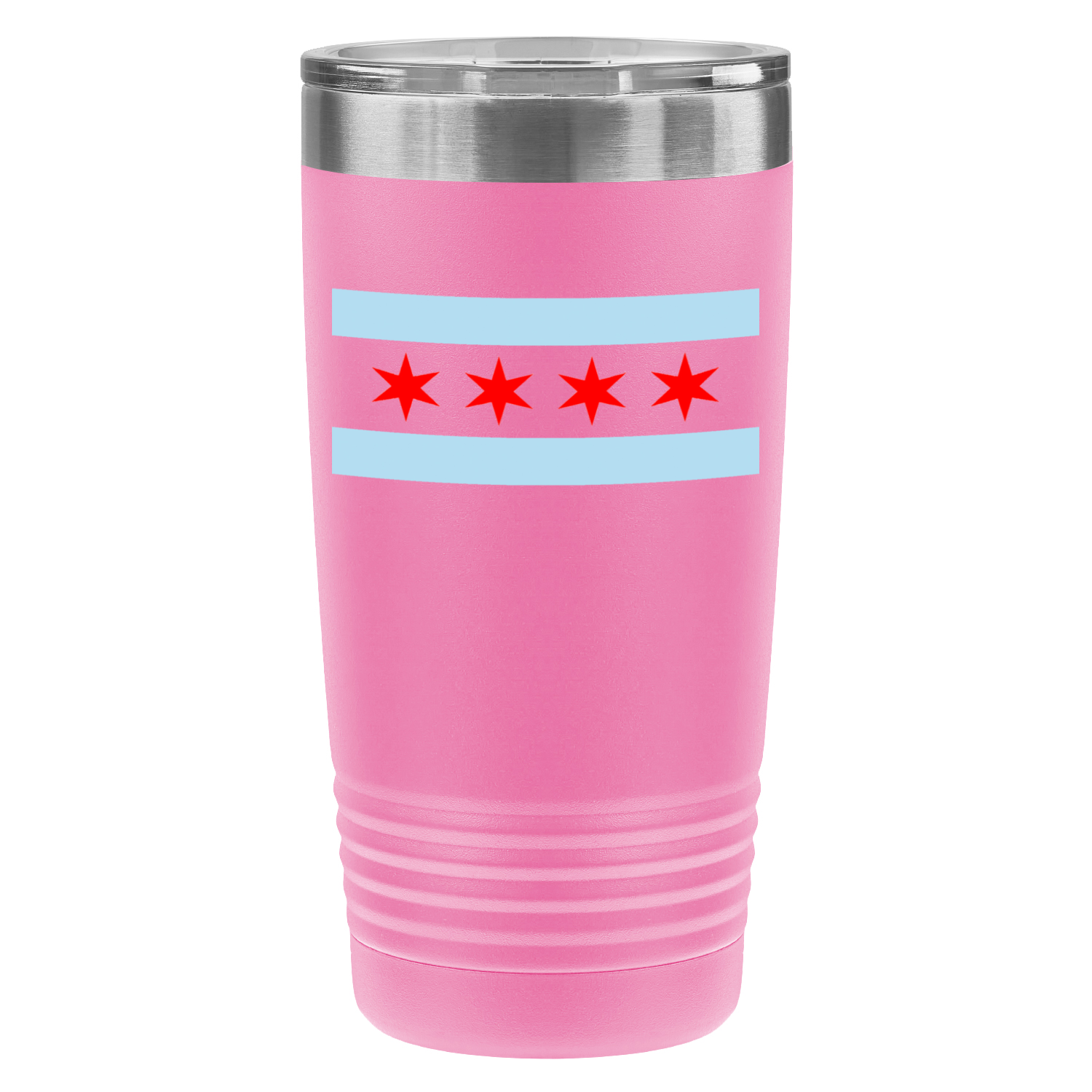Chicago Flag 20oz UV Tumbler