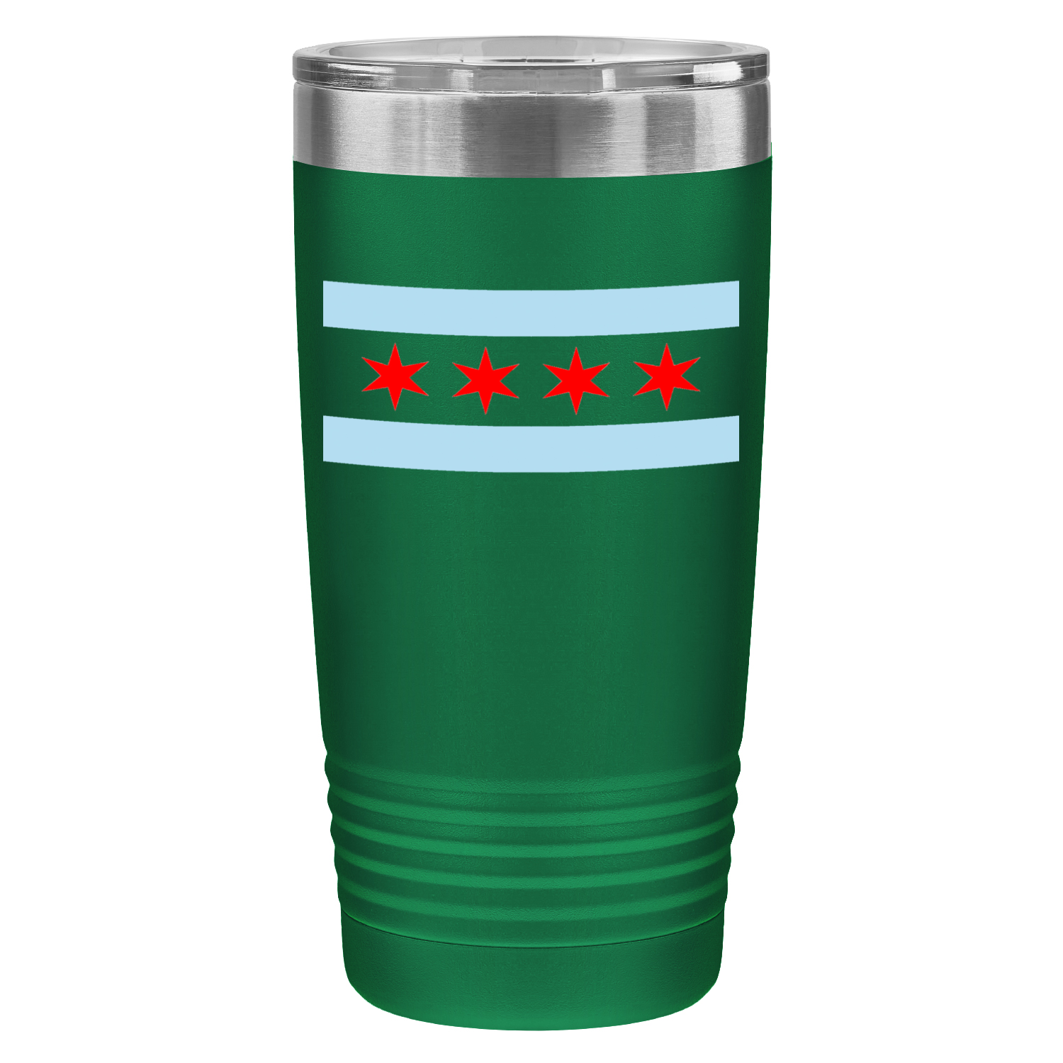 Chicago Flag 20oz UV Tumbler