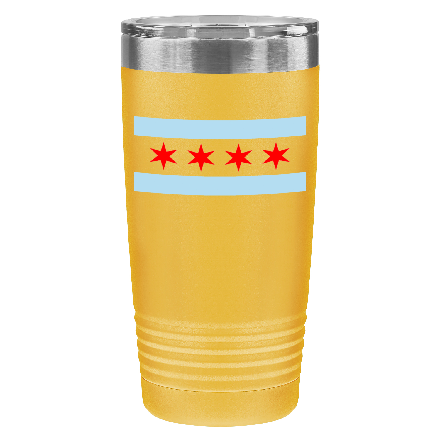 Chicago Flag 20oz UV Tumbler