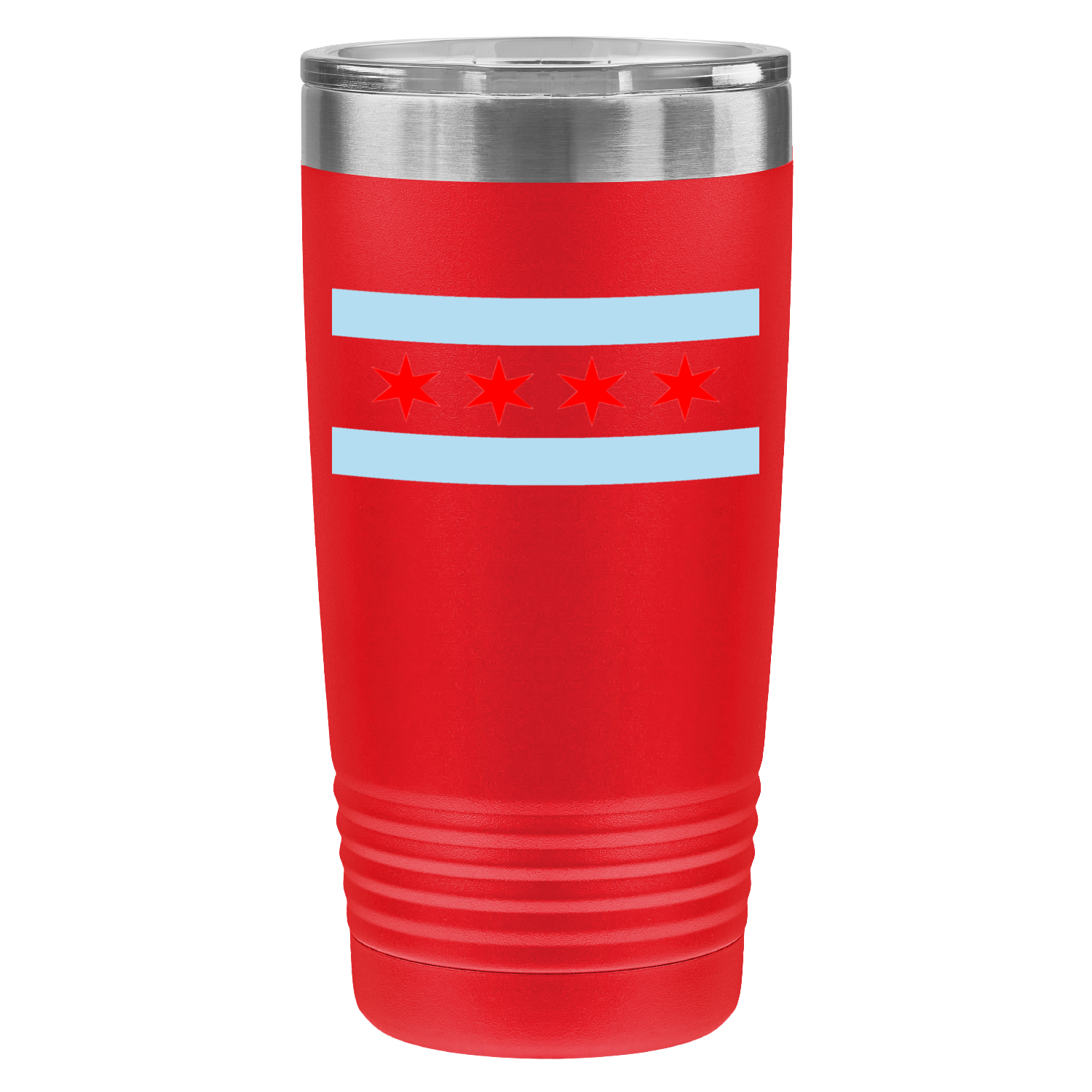 Chicago Flag 20oz UV Tumbler