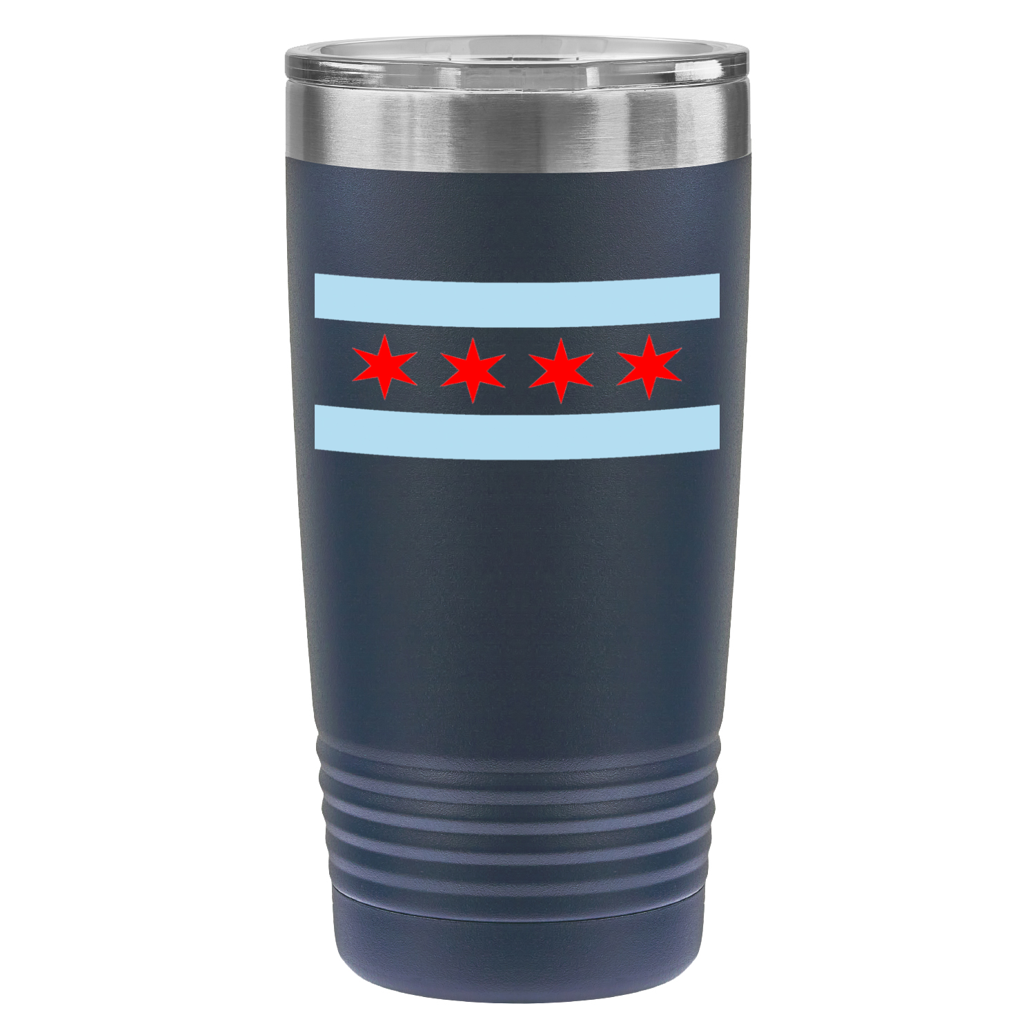 Chicago Flag 20oz UV Tumbler