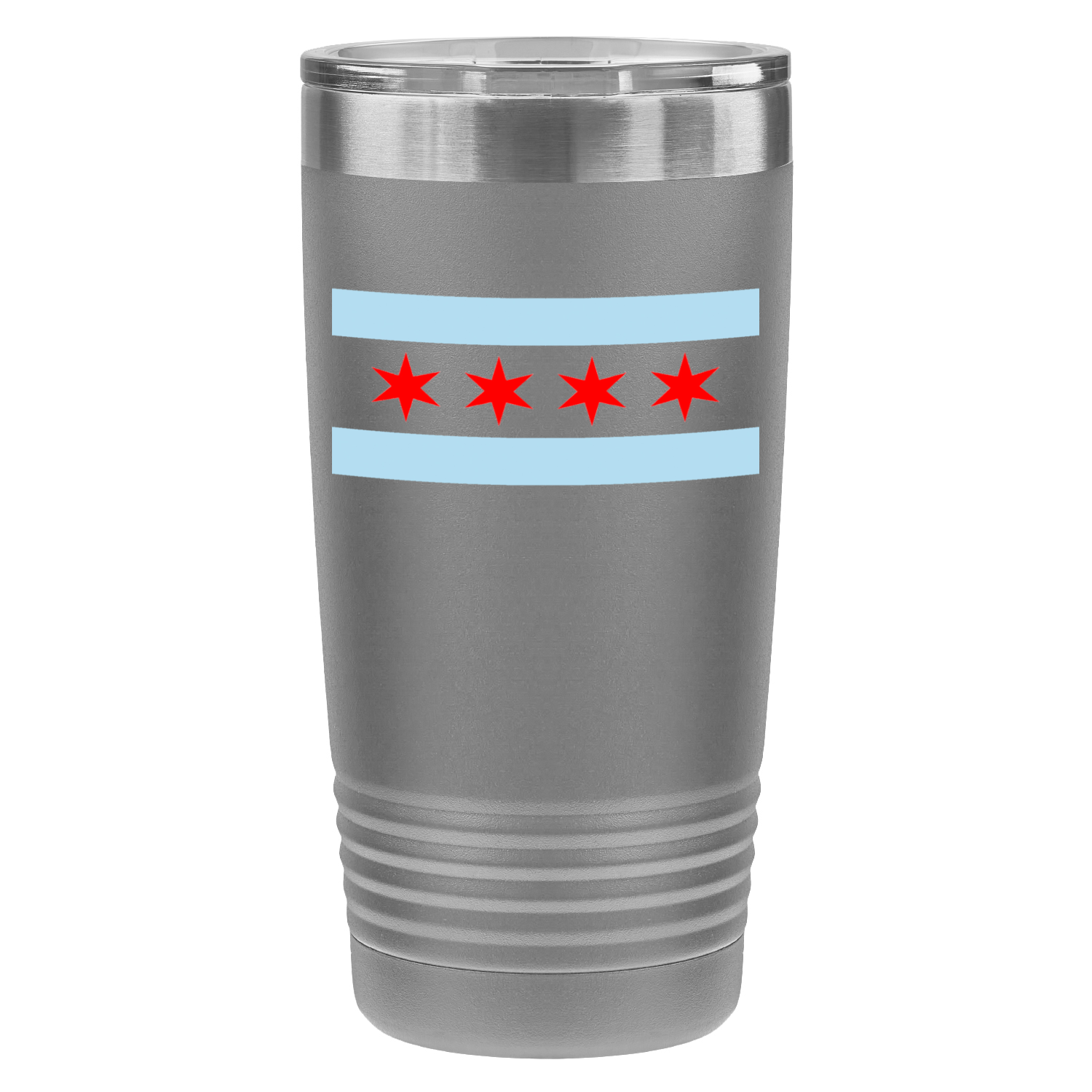 Chicago Flag 20oz UV Tumbler