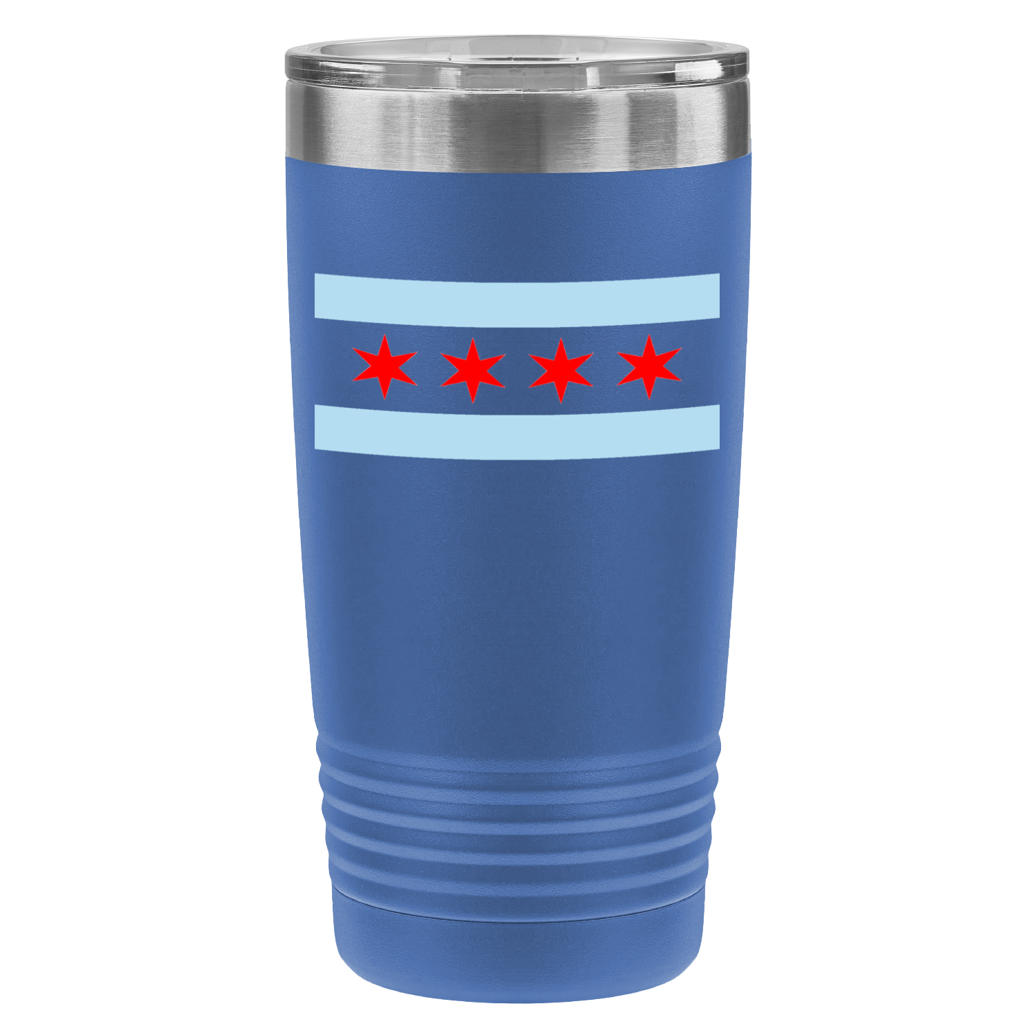 Chicago Flag 20oz UV Tumbler