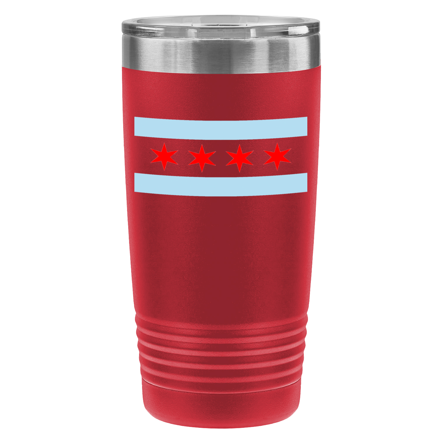 Chicago Flag 20oz UV Tumbler