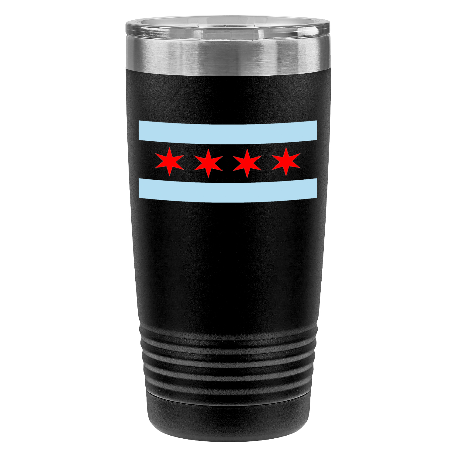 Chicago Flag 20oz UV Tumbler