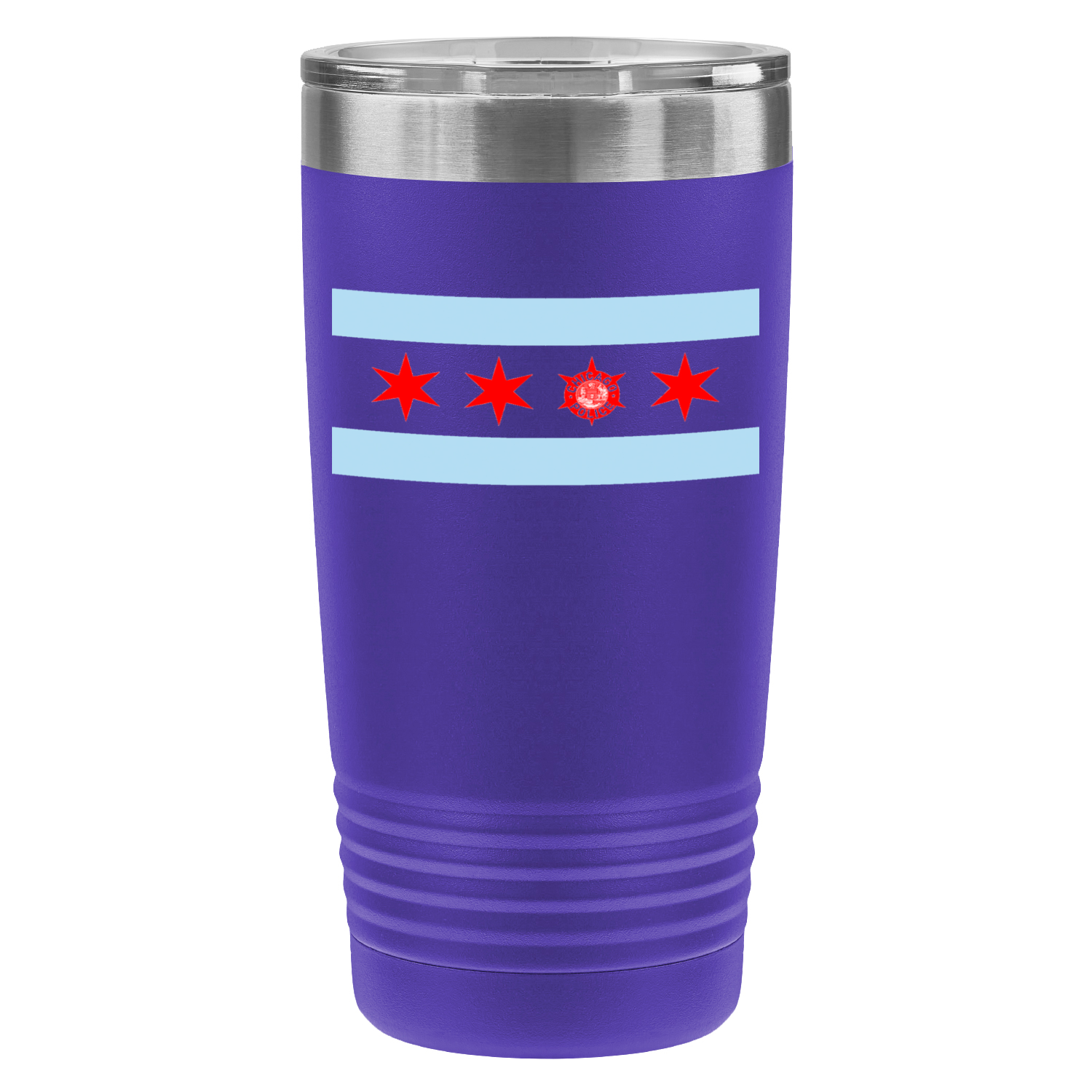 Chicago PD Flag 20oz UV Tumbler