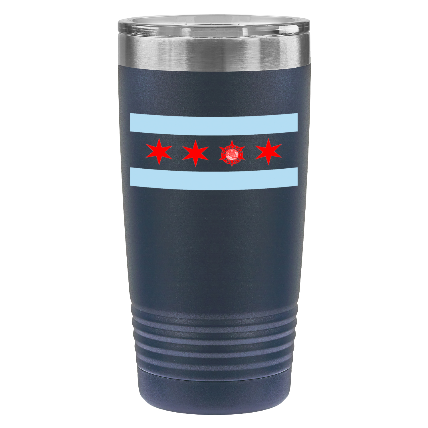 Chicago PD Flag 20oz UV Tumbler