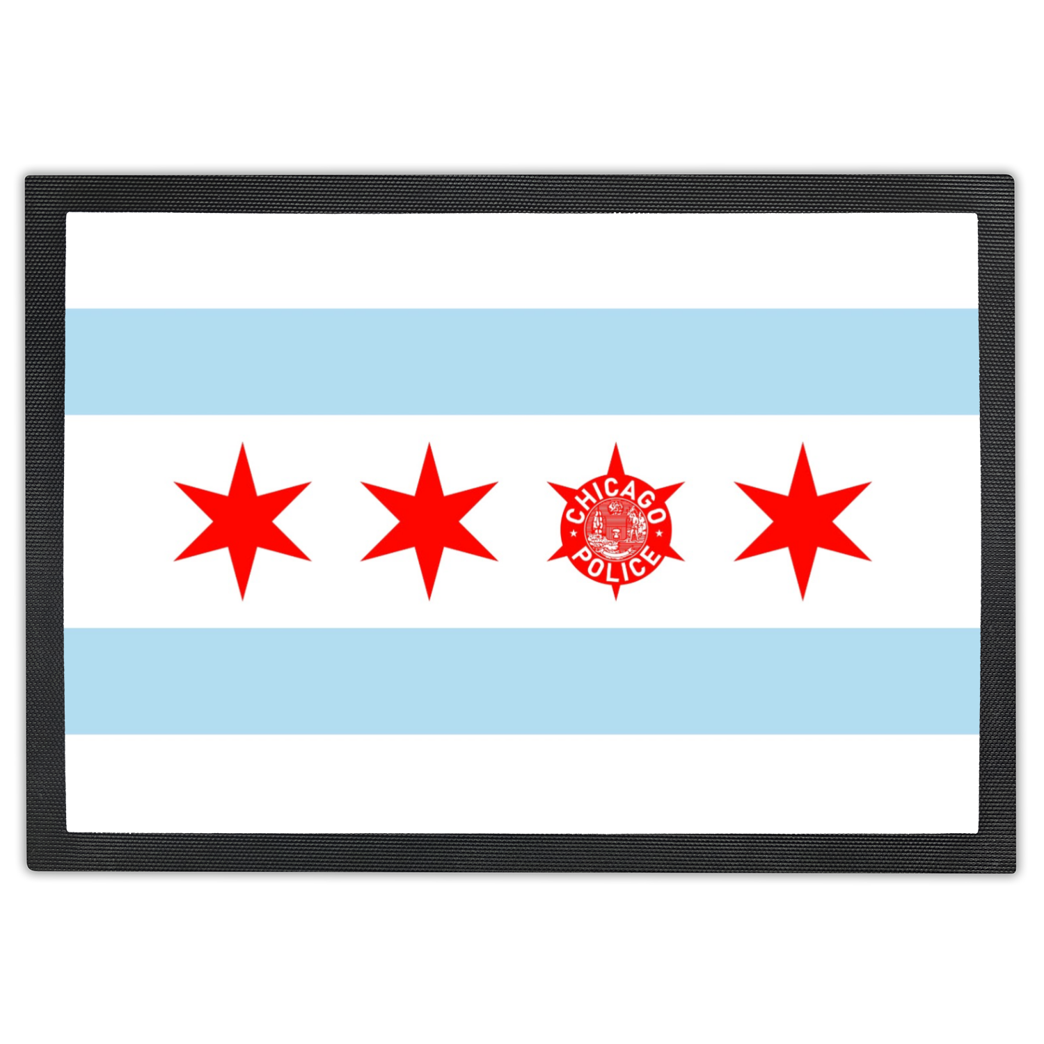 Chicago PD Flag Door Mat