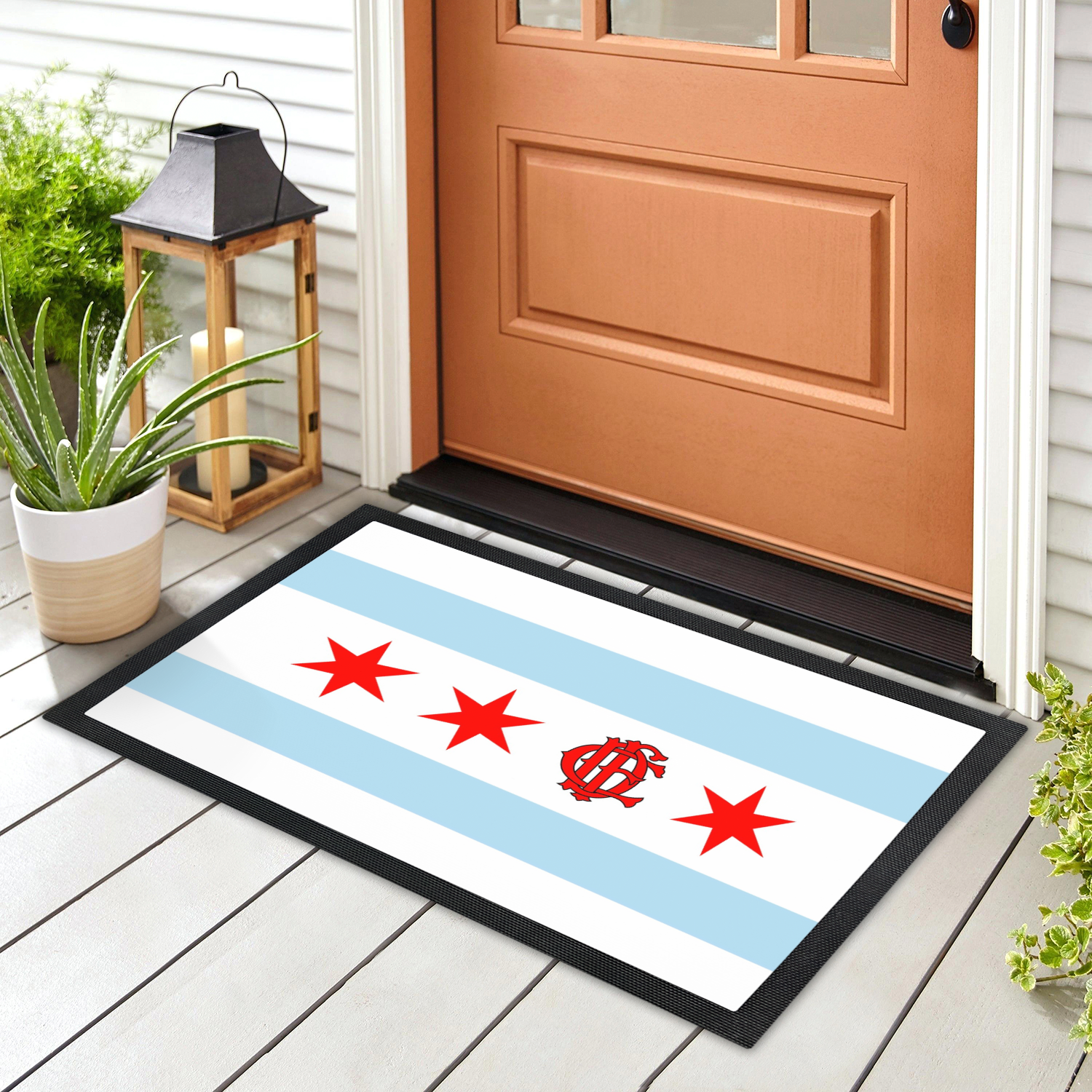 Chicago FD/EMT Flag Floor Mat