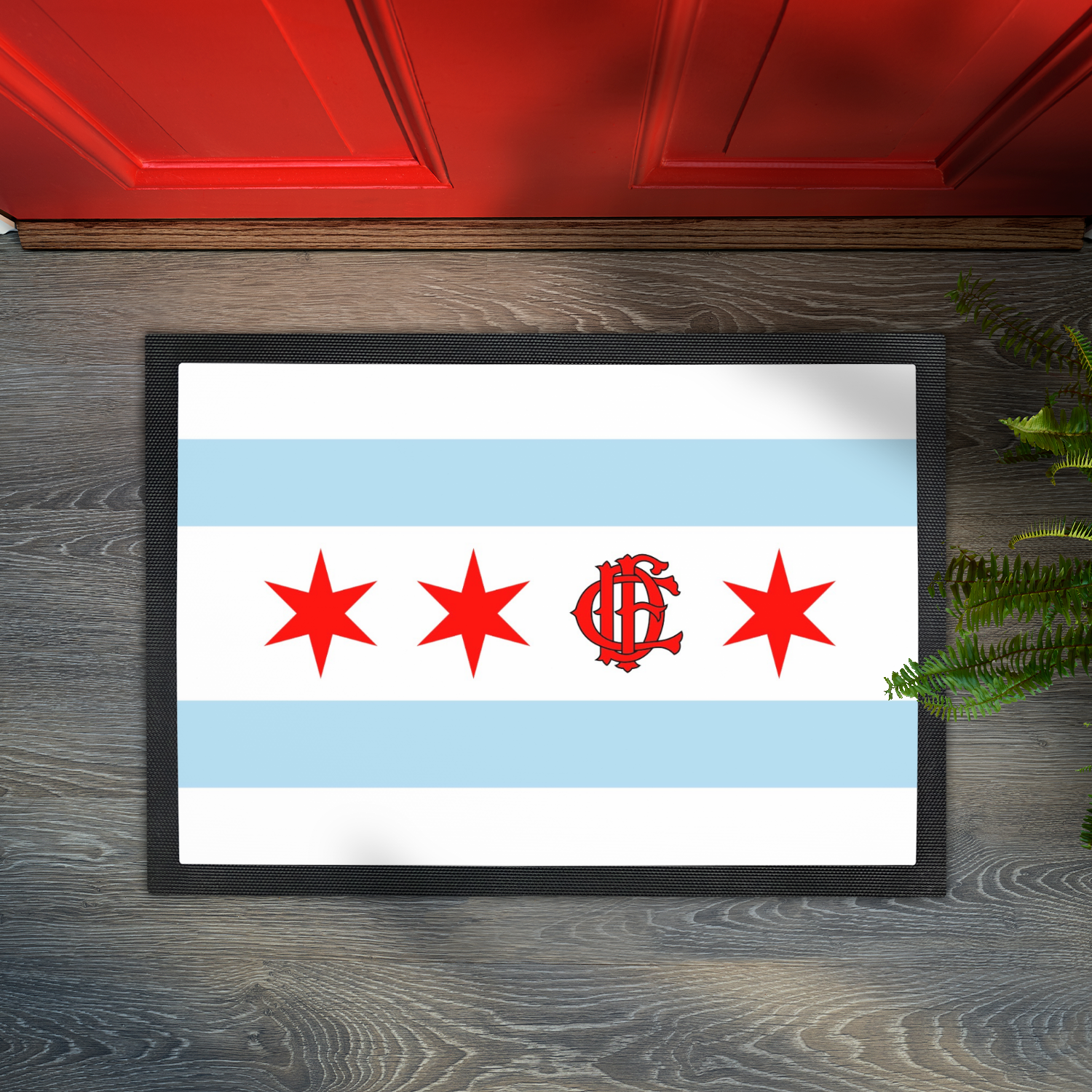 Chicago FD/EMT Flag Floor Mat