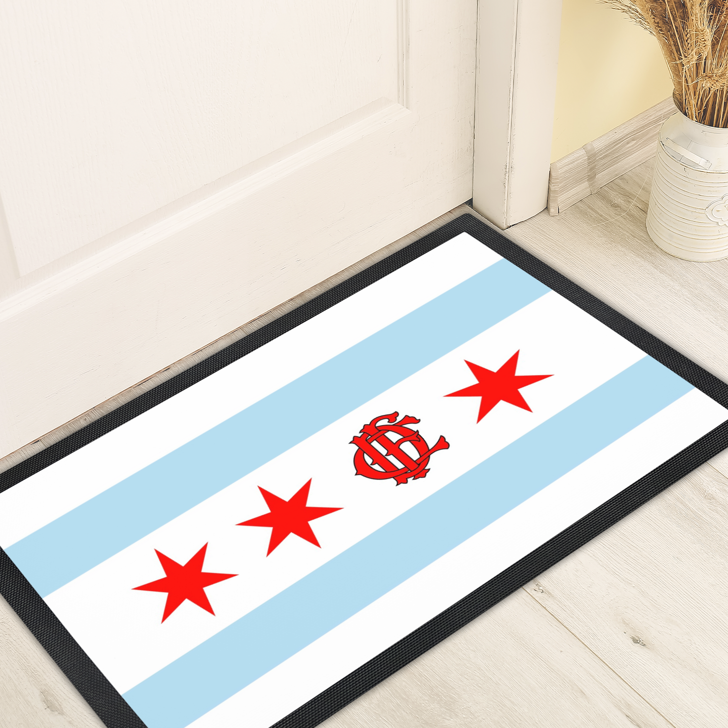 Chicago FD/EMT Flag Floor Mat