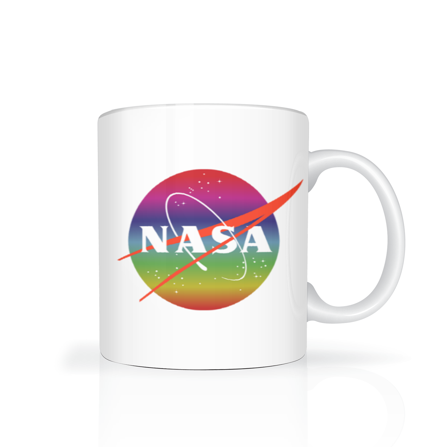 NASA Rainbow Logo 11oz Mug