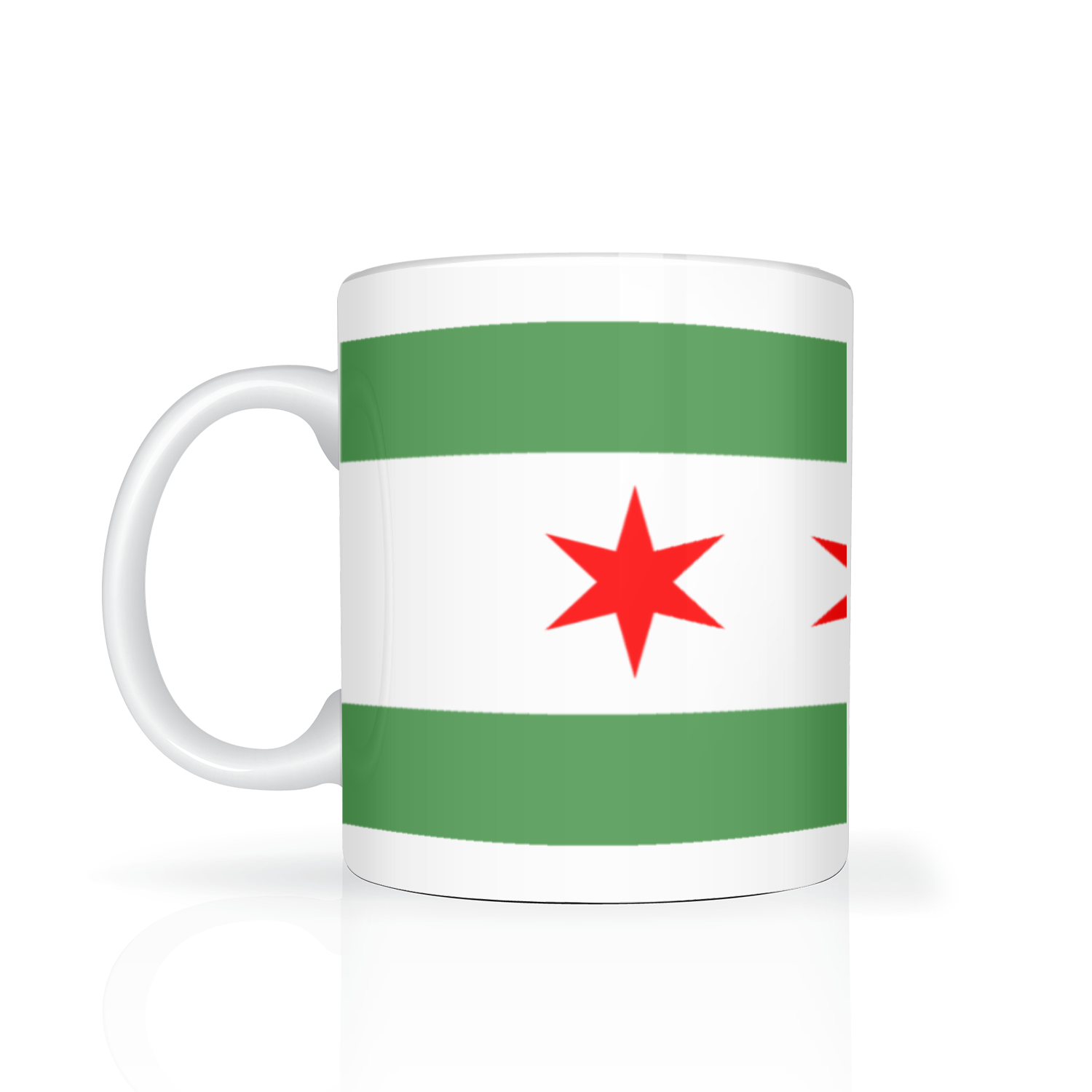 Chicago Flag Green River 11oz Mug