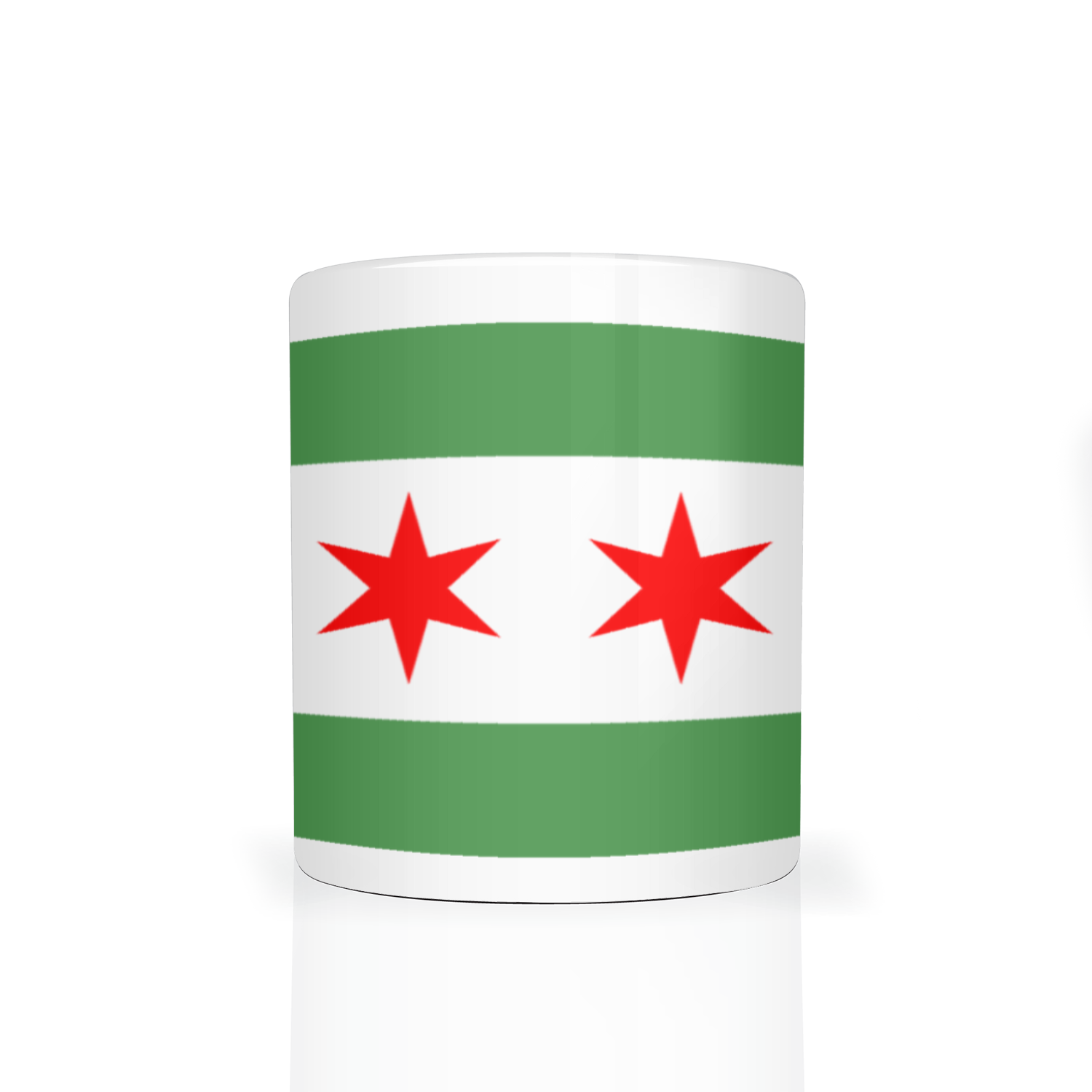 Chicago Flag Green River 11oz Mug