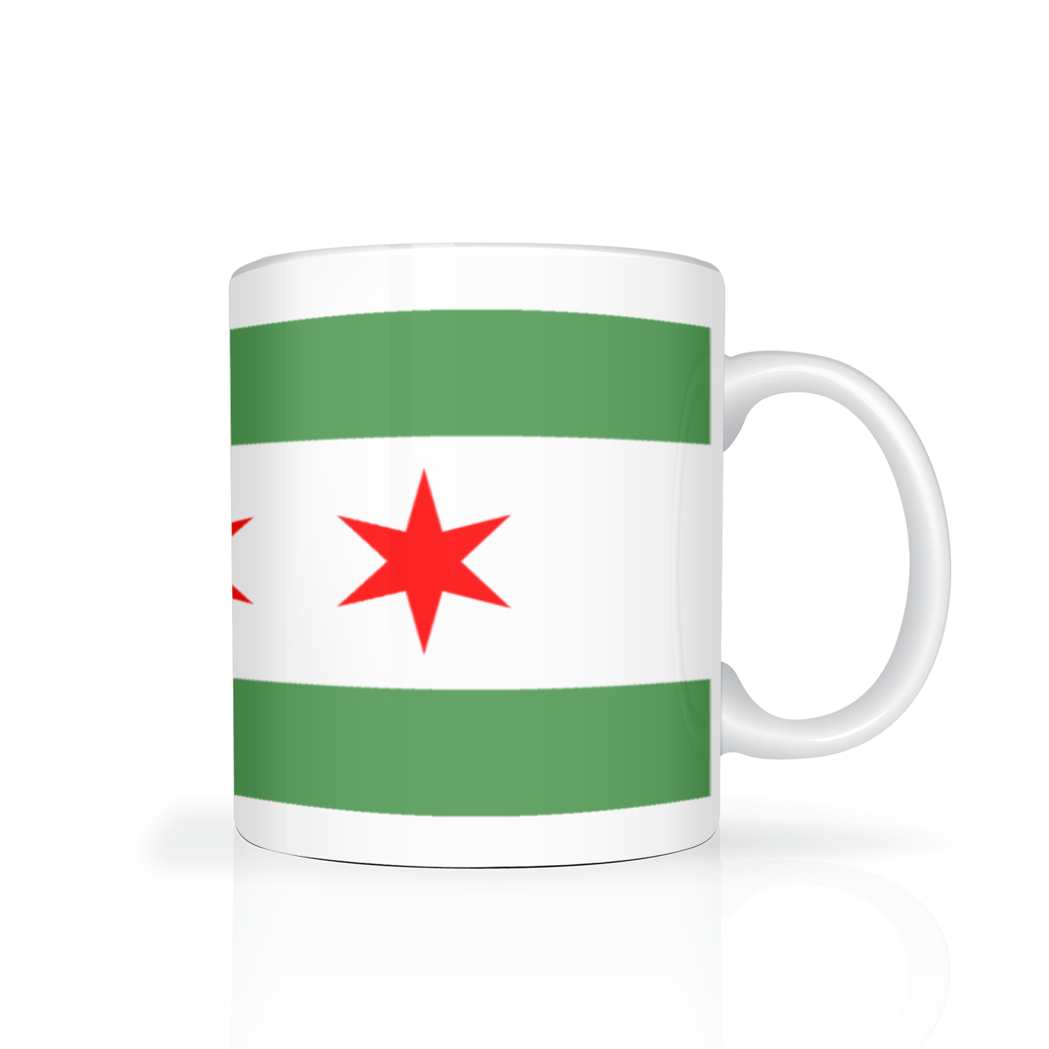 Chicago Flag Green River 11oz Mug