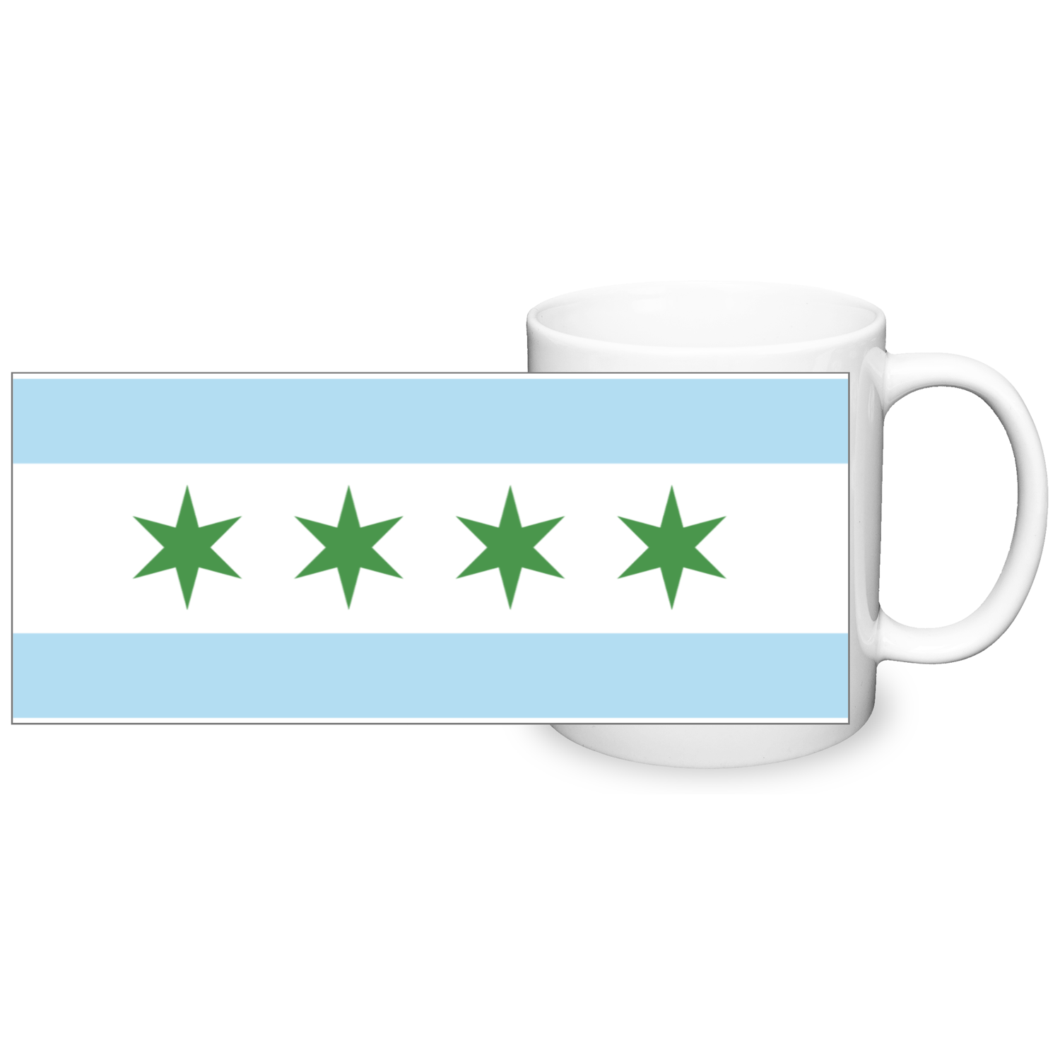 Chicago Flag St. Patty's 11oz Mug