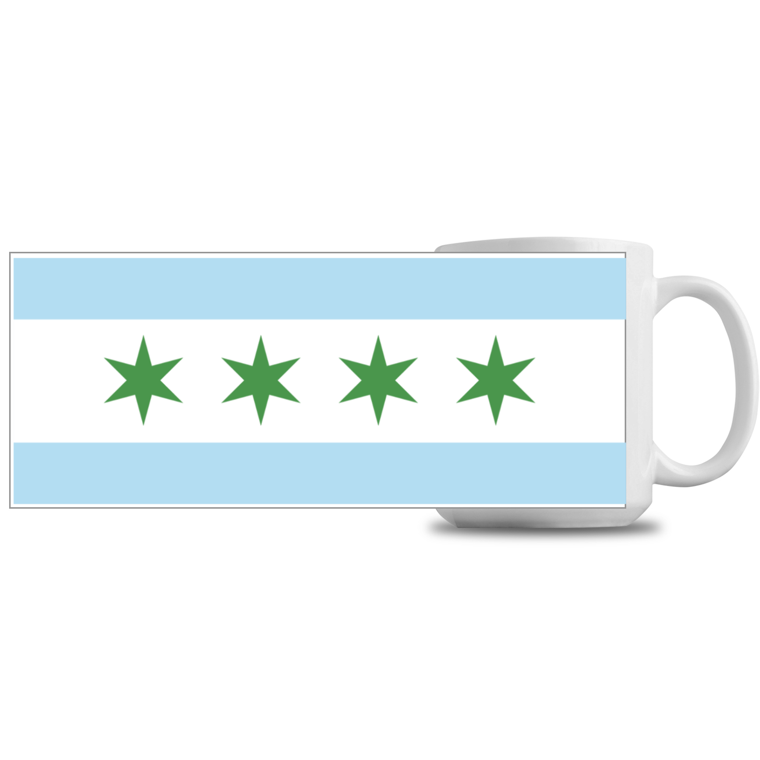 Chicago Flag St. Patty's 15oz Mug