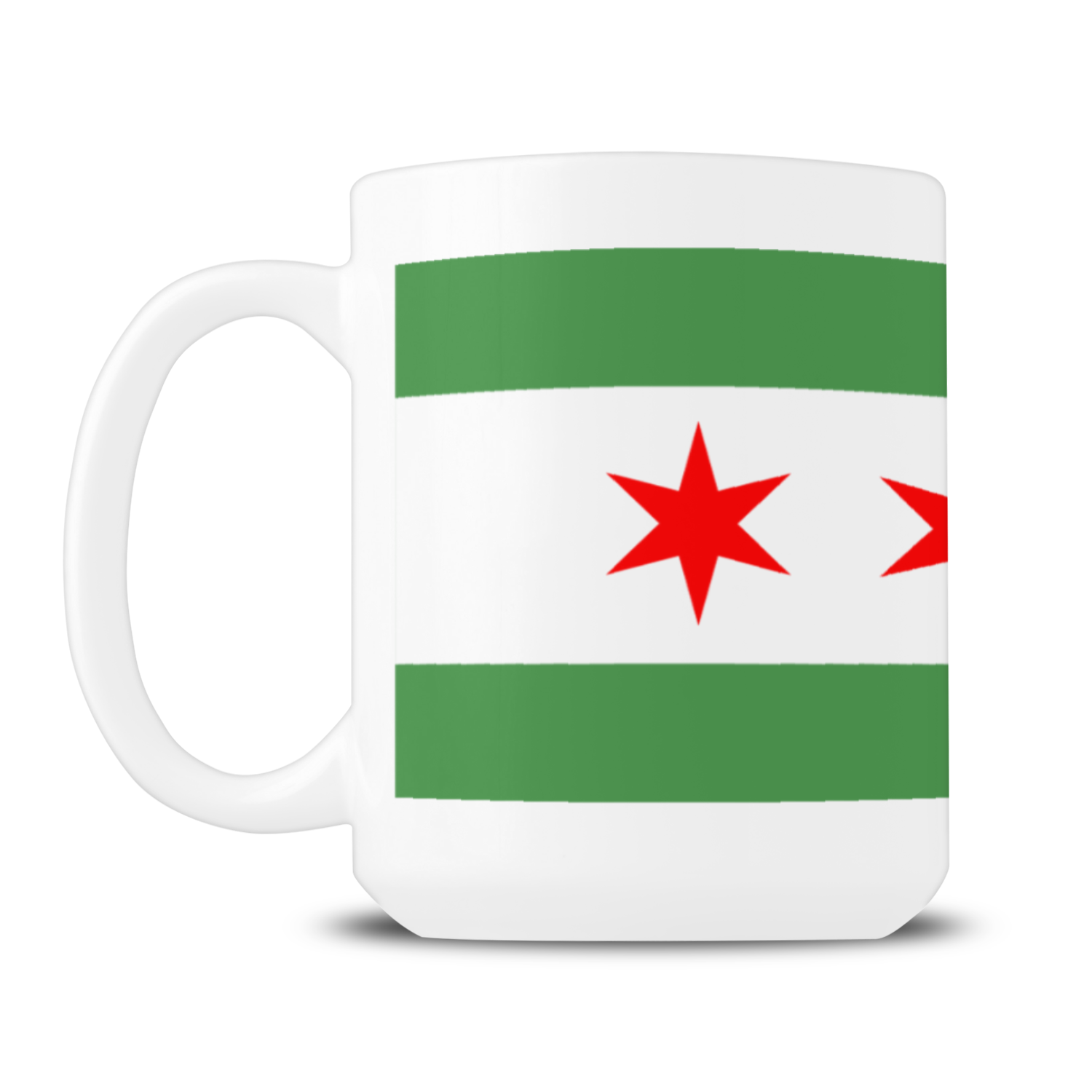 Chicago Flag Green River 15oz Mug