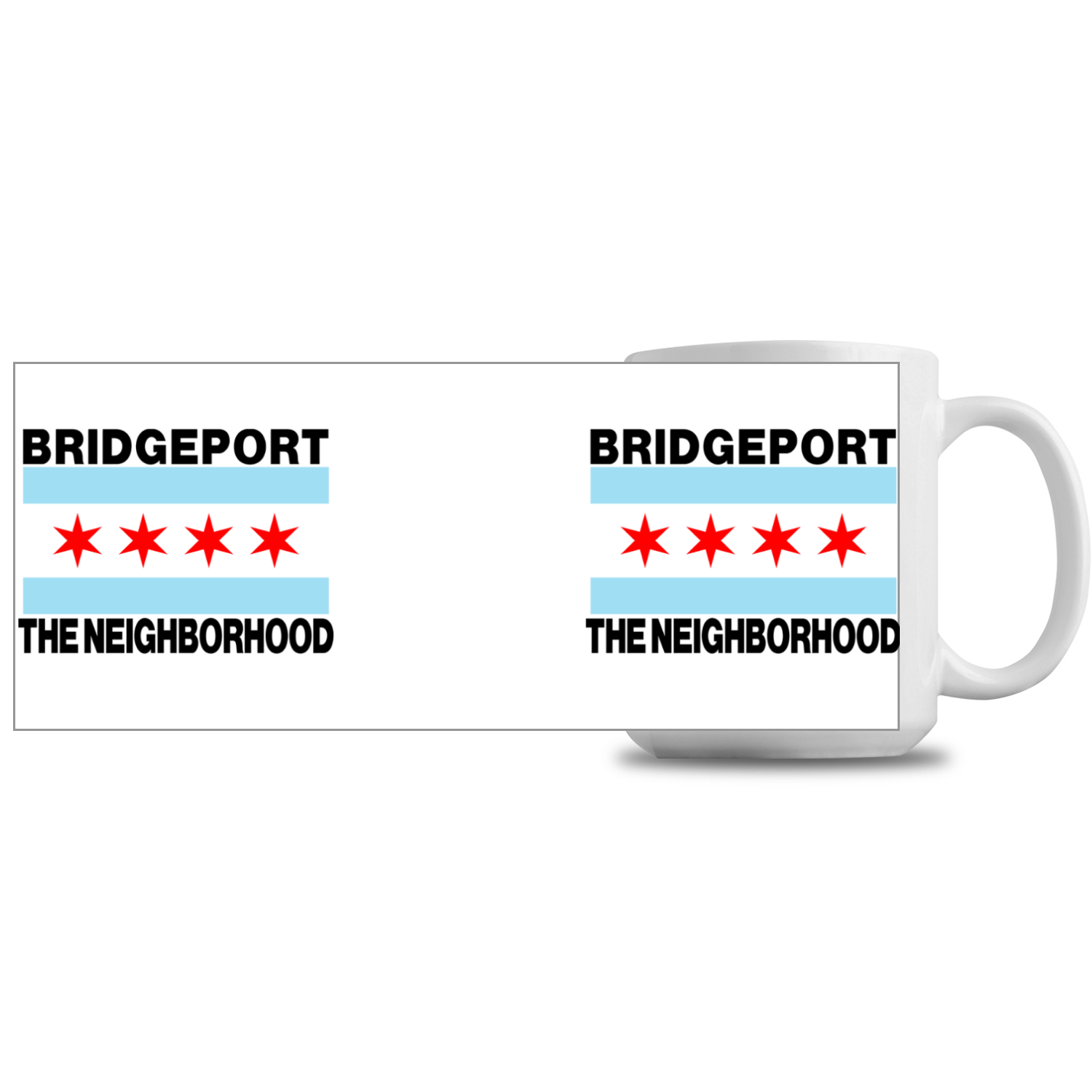 Chicago Flag Bridgeport 15oz Mug
