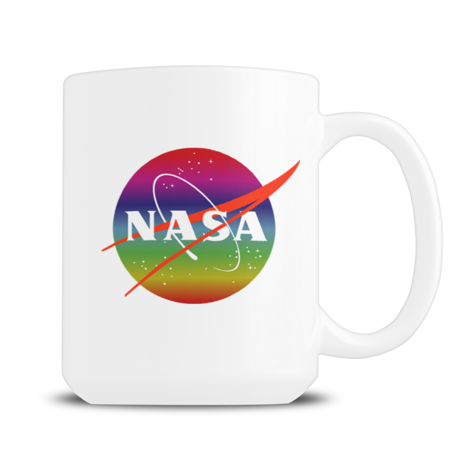 NASA Rainbow Logo 15oz Mug