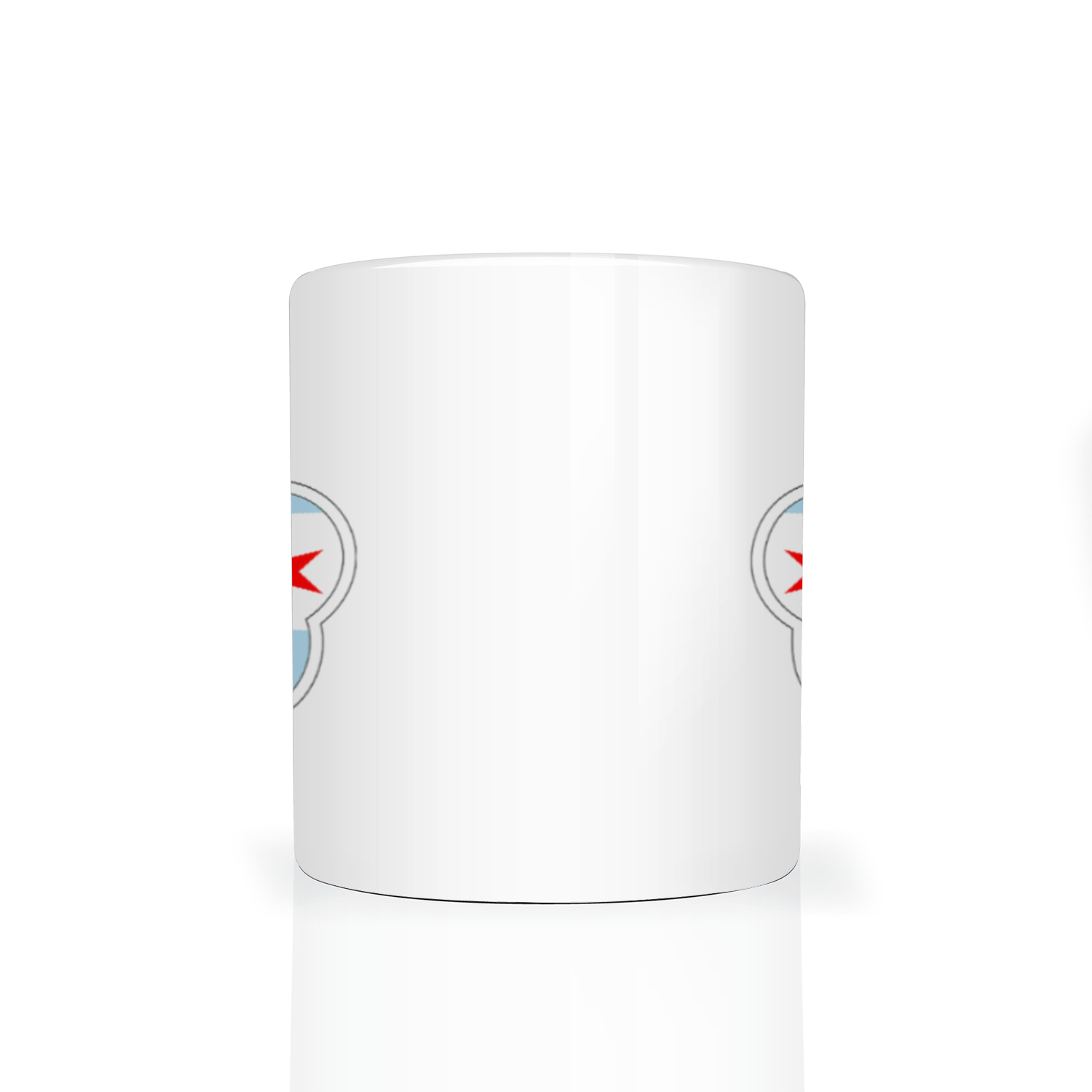 Chicago Flag Shamrock St. Patty's 11oz 2 Tone Mug