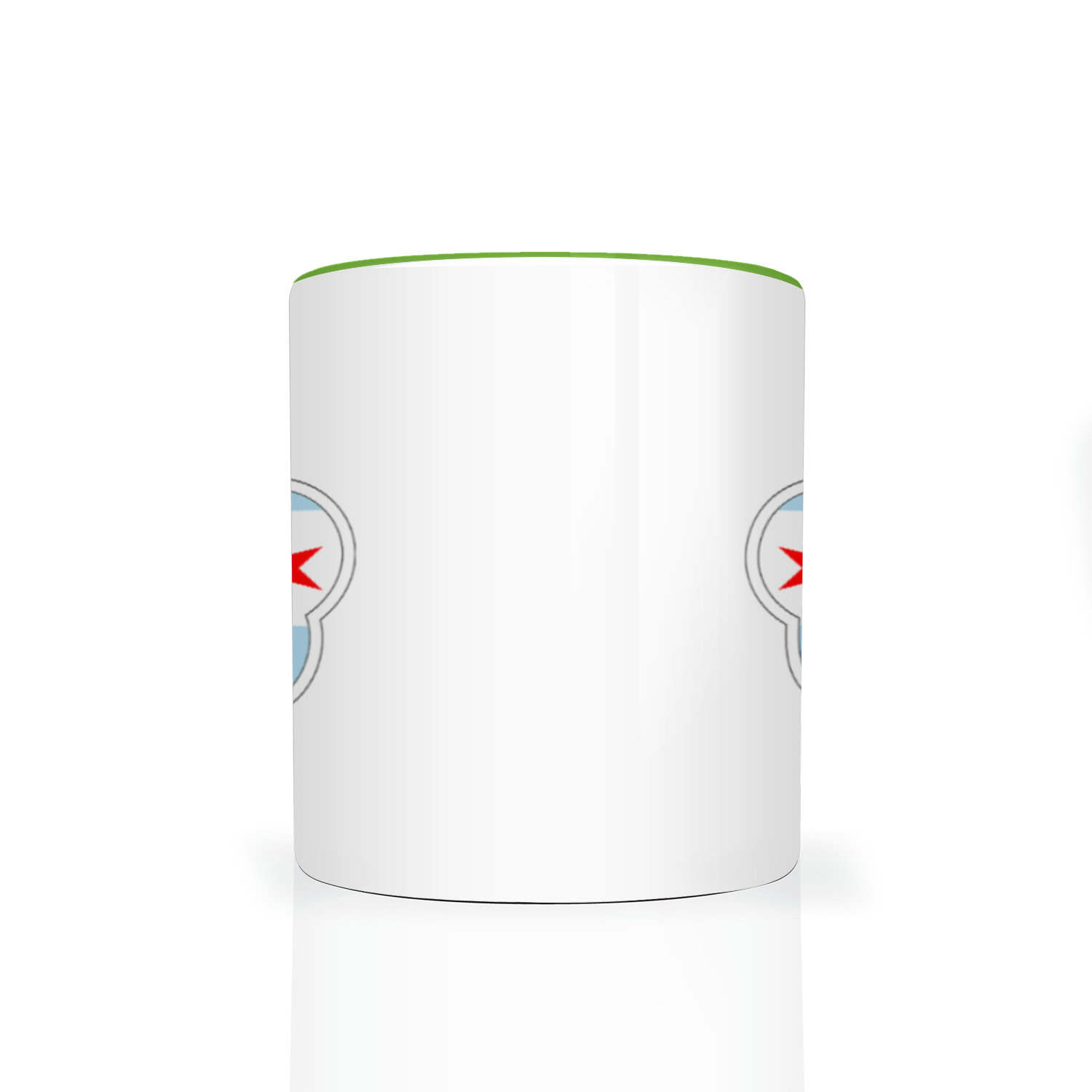 Chicago Flag Shamrock St. Patty's 11oz 2 Tone Mug